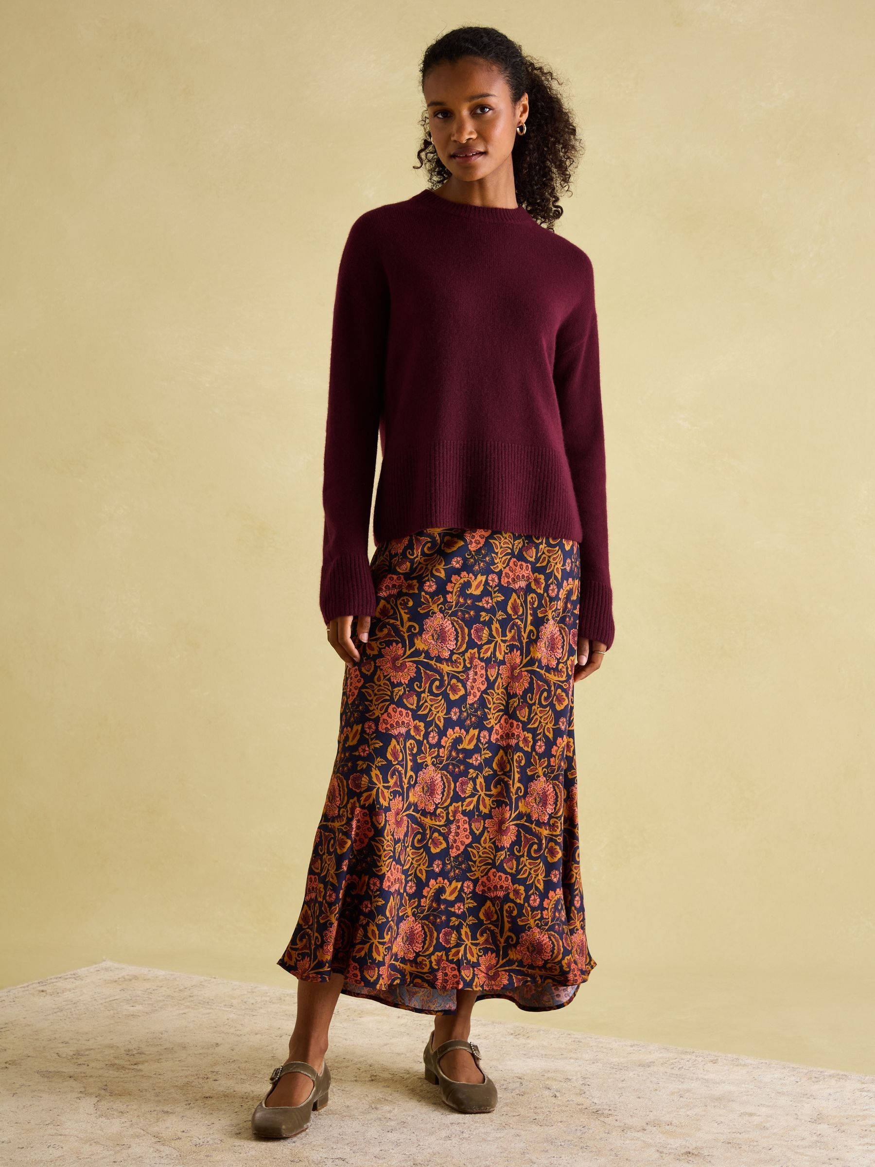 Ivy Red 100% Cashmere Jumper - Image 3 of 7