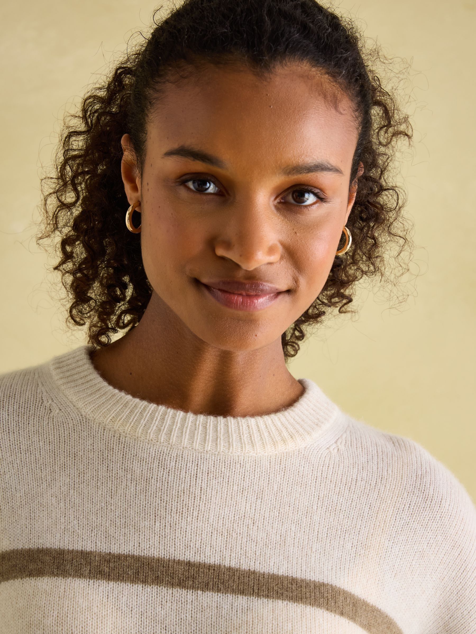 Ivy Tan Brown 100% Cashmere Jumper - Image 6 of 7