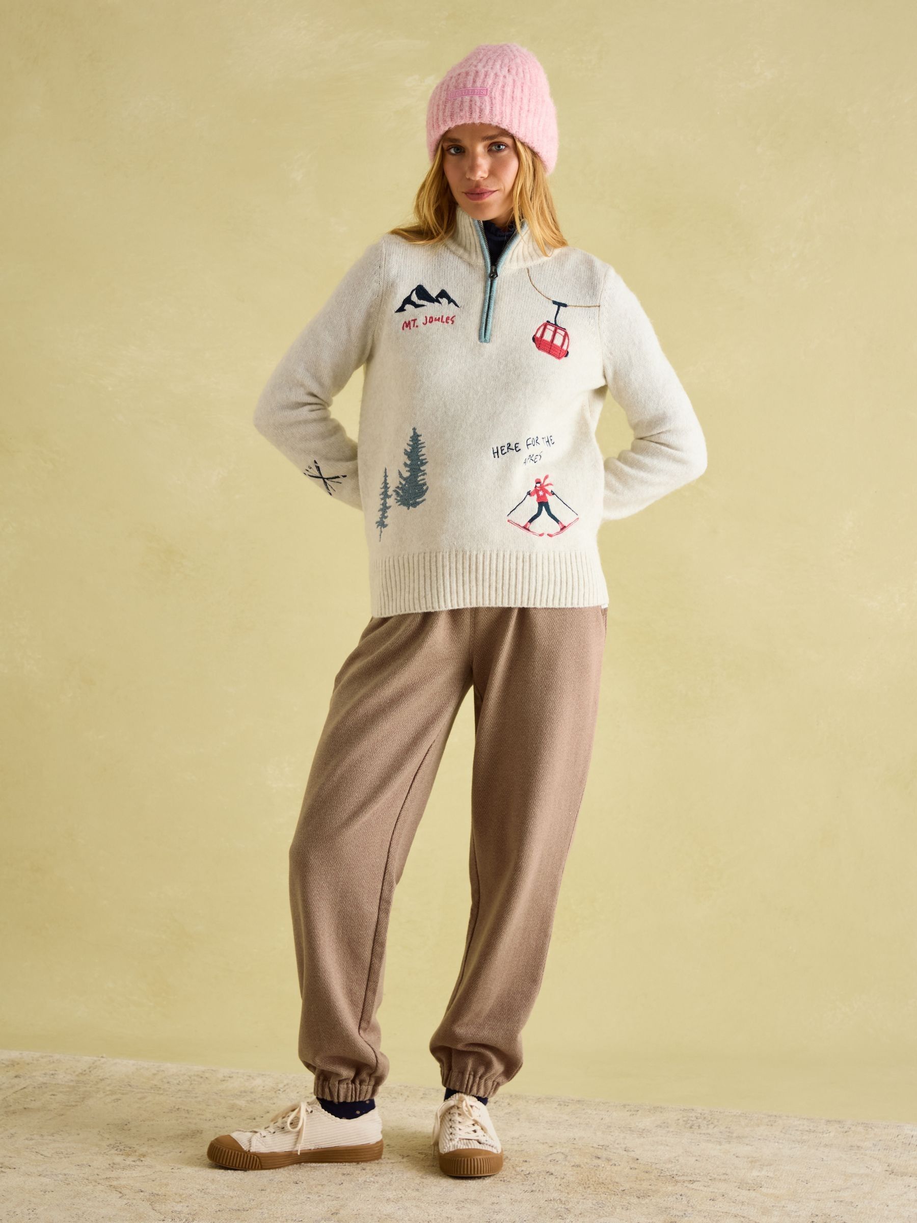 Summit Cream Quarter Zip Ski Jumper - Image 6 of 7