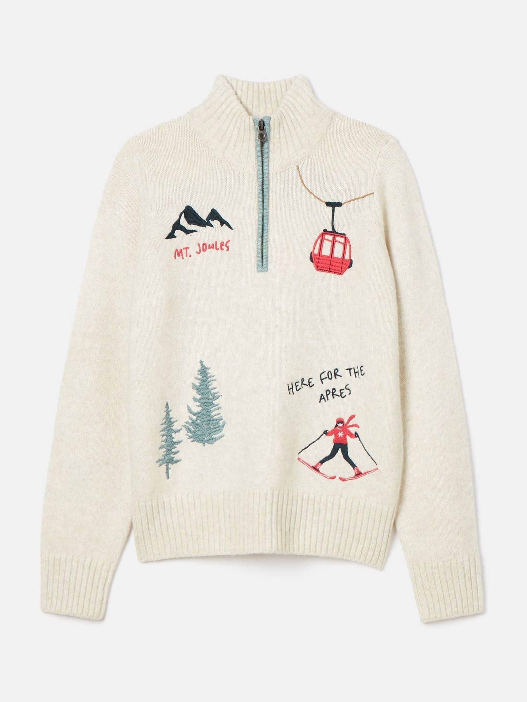 Summit Cream Quarter Zip Ski Jumper - Image 7 of 7