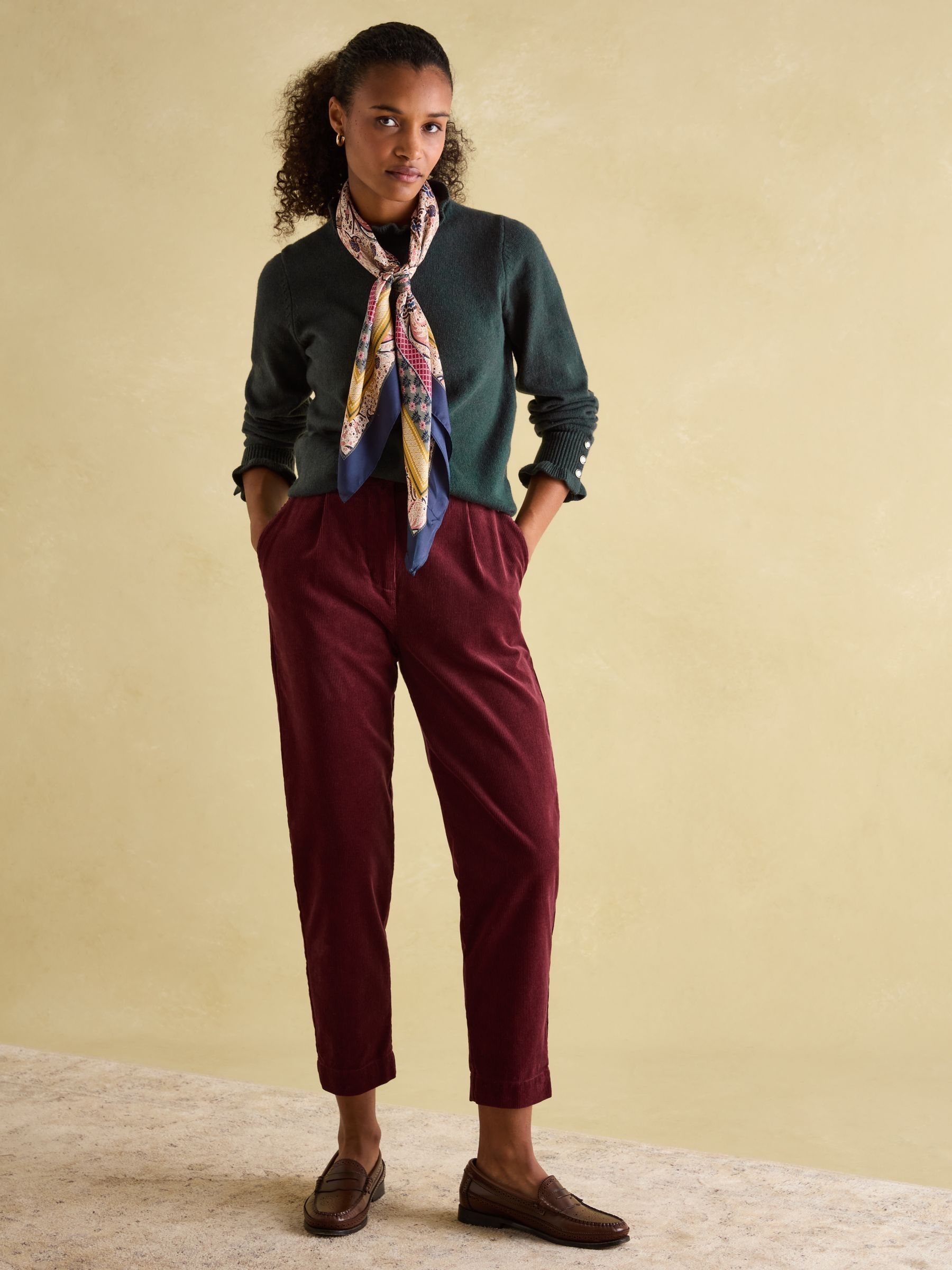 Edith Green Frill Neck Jumper - Image 5 of 6
