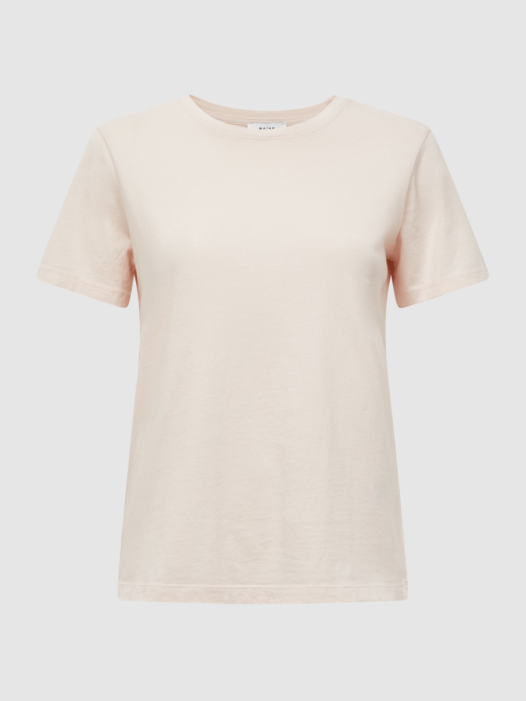 Cotton Garment Dyed T-Shirt in Pink - Image 2 of 5