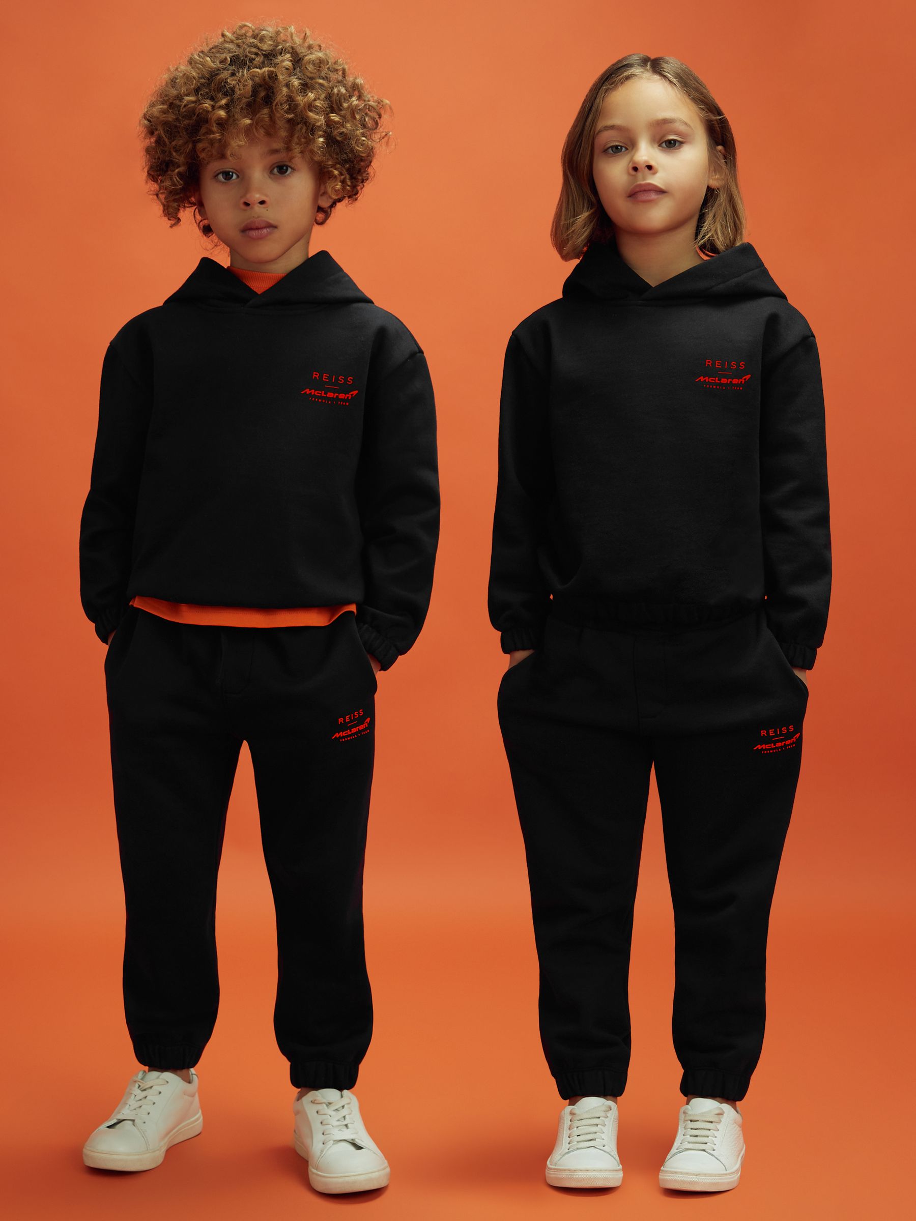 13-14 yrs McLaren F1 Cotton Drawstring Joggers in Black - Image 1 of 9