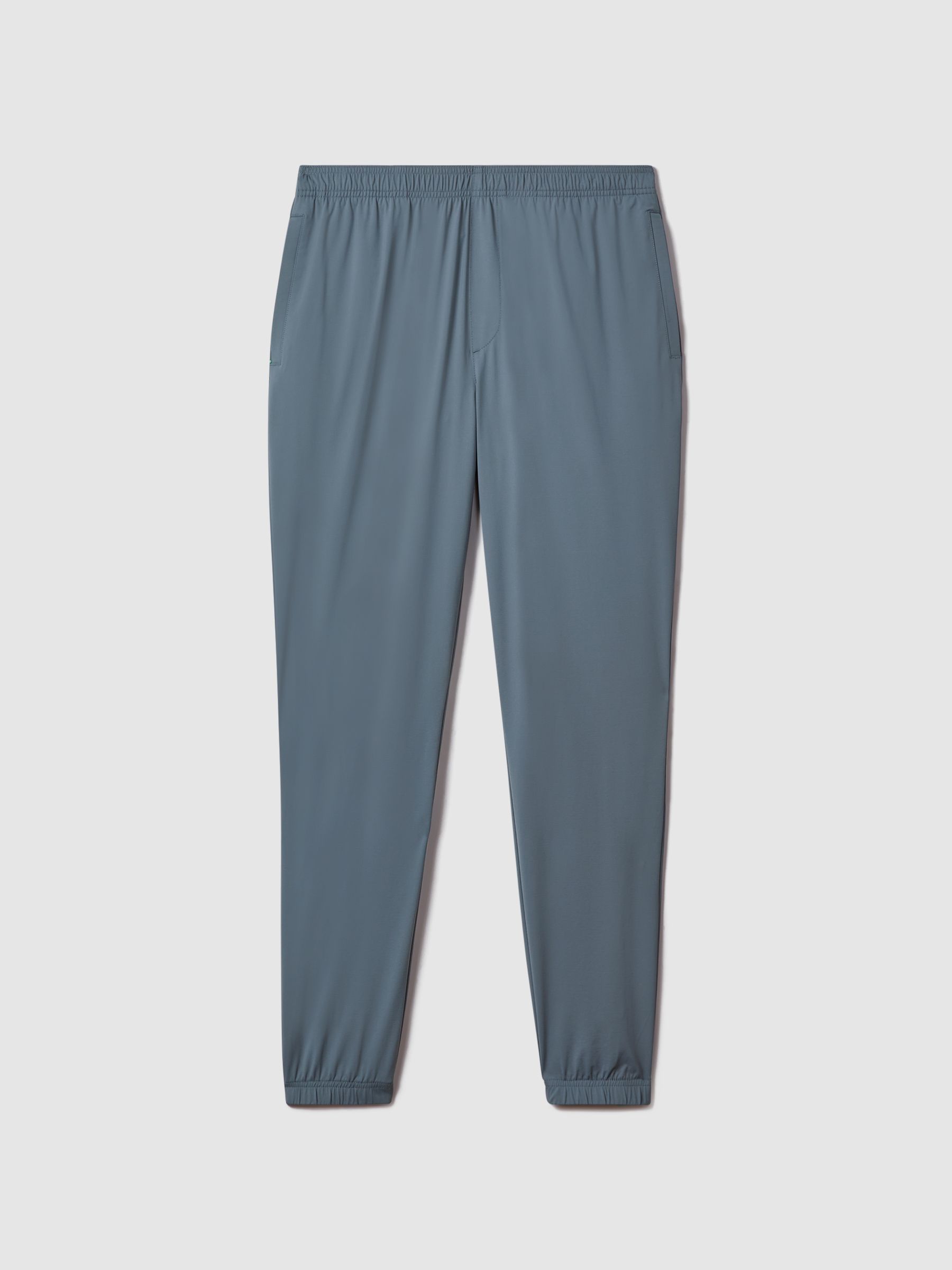 Technical Elasticated Waist Joggers in Steel Blue - Image 2 of 6