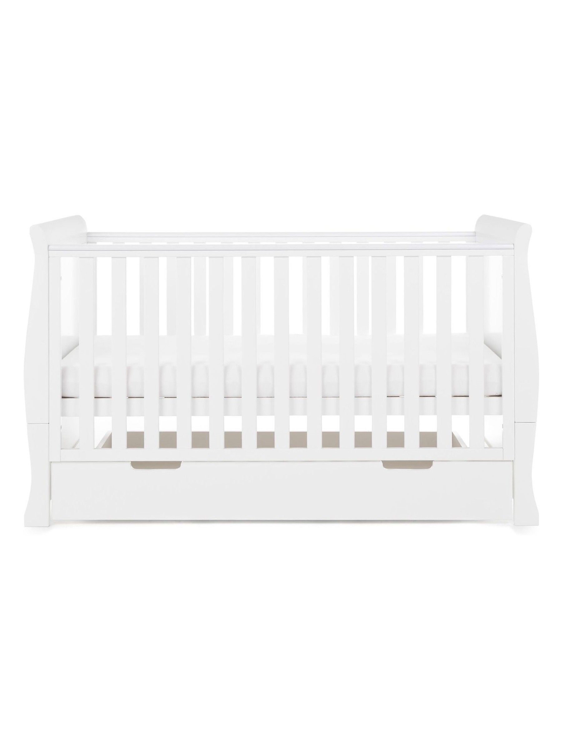 Obaby White Stamford Classic Regular Cot Bed - Image 4 of 6