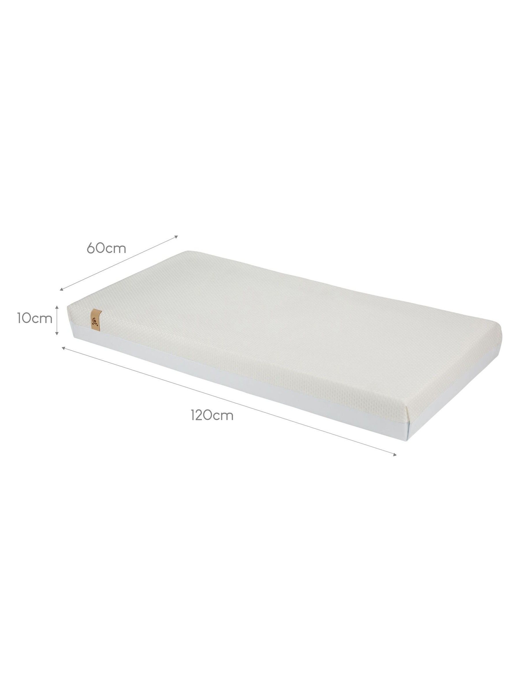 White Cuddleco Harmony Sprung Cot Mattress - Image 5 of 7
