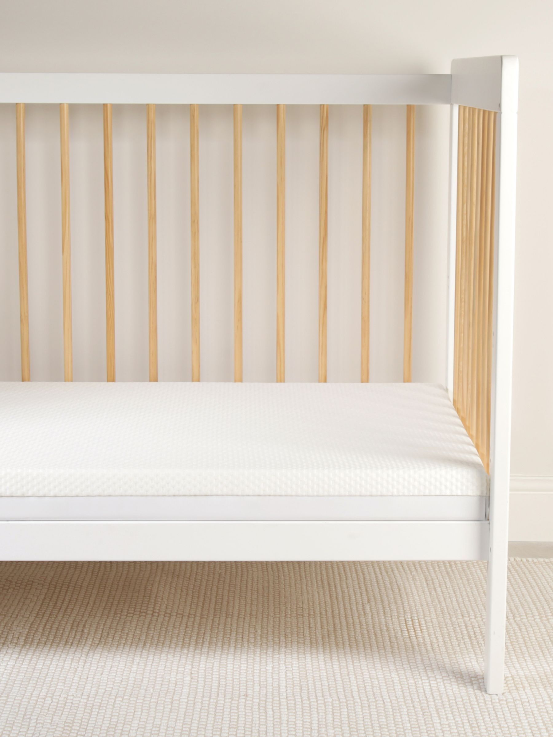 Cuddleco White Foam Cot Mattress - Image 1 of 6