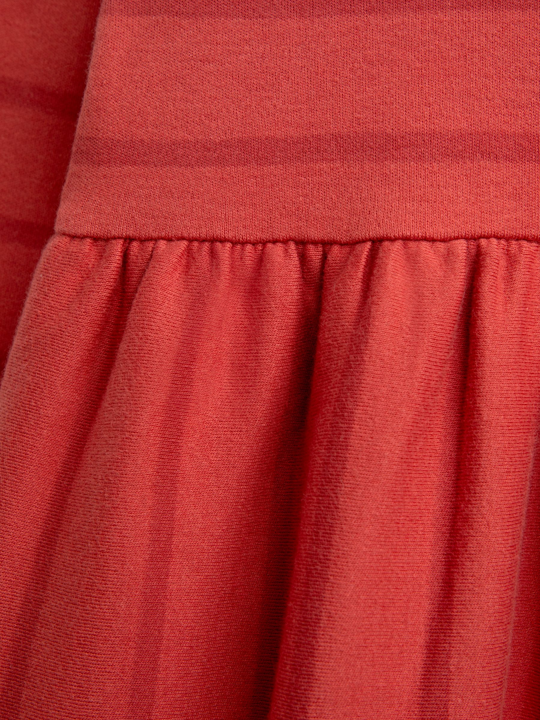 Rust Orange Room On The Broom Appliqué Jersey Dress - Image 4 of 4