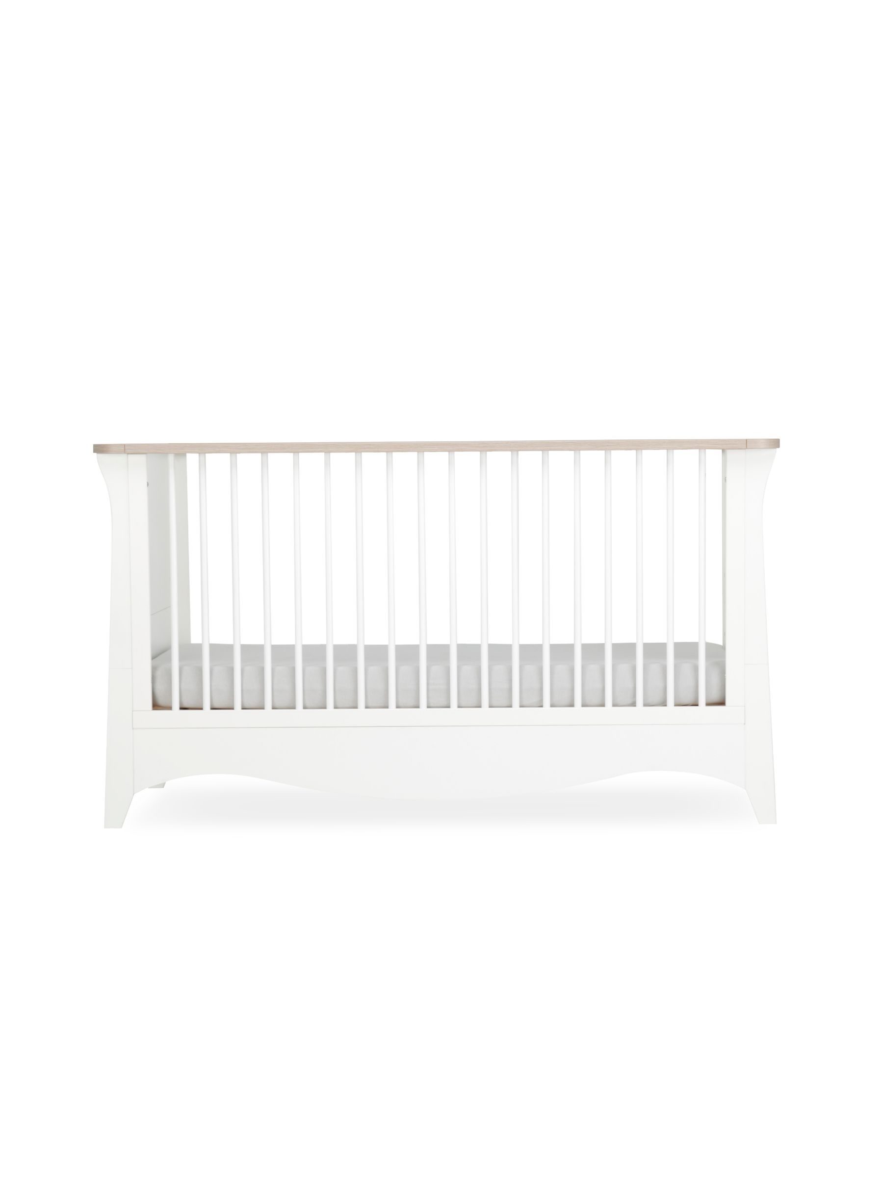CuddleCo White Ash Clara Cot Bed - Image 7 of 7