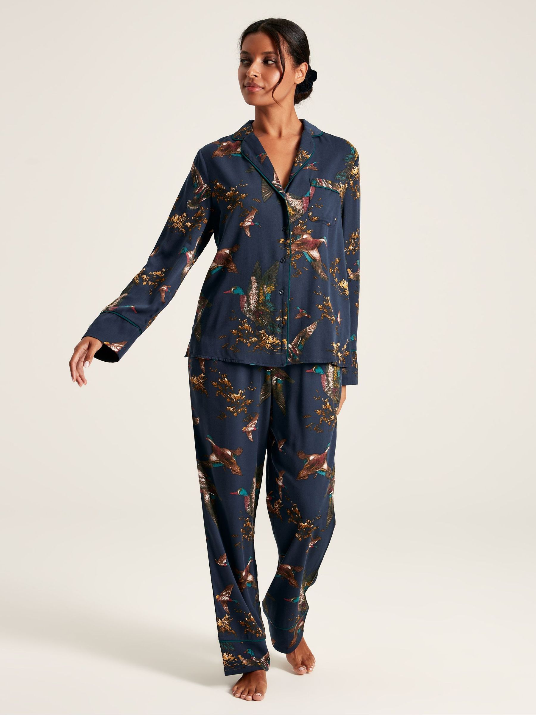 Alma Navy Pyjama Set - Image 1 of 6