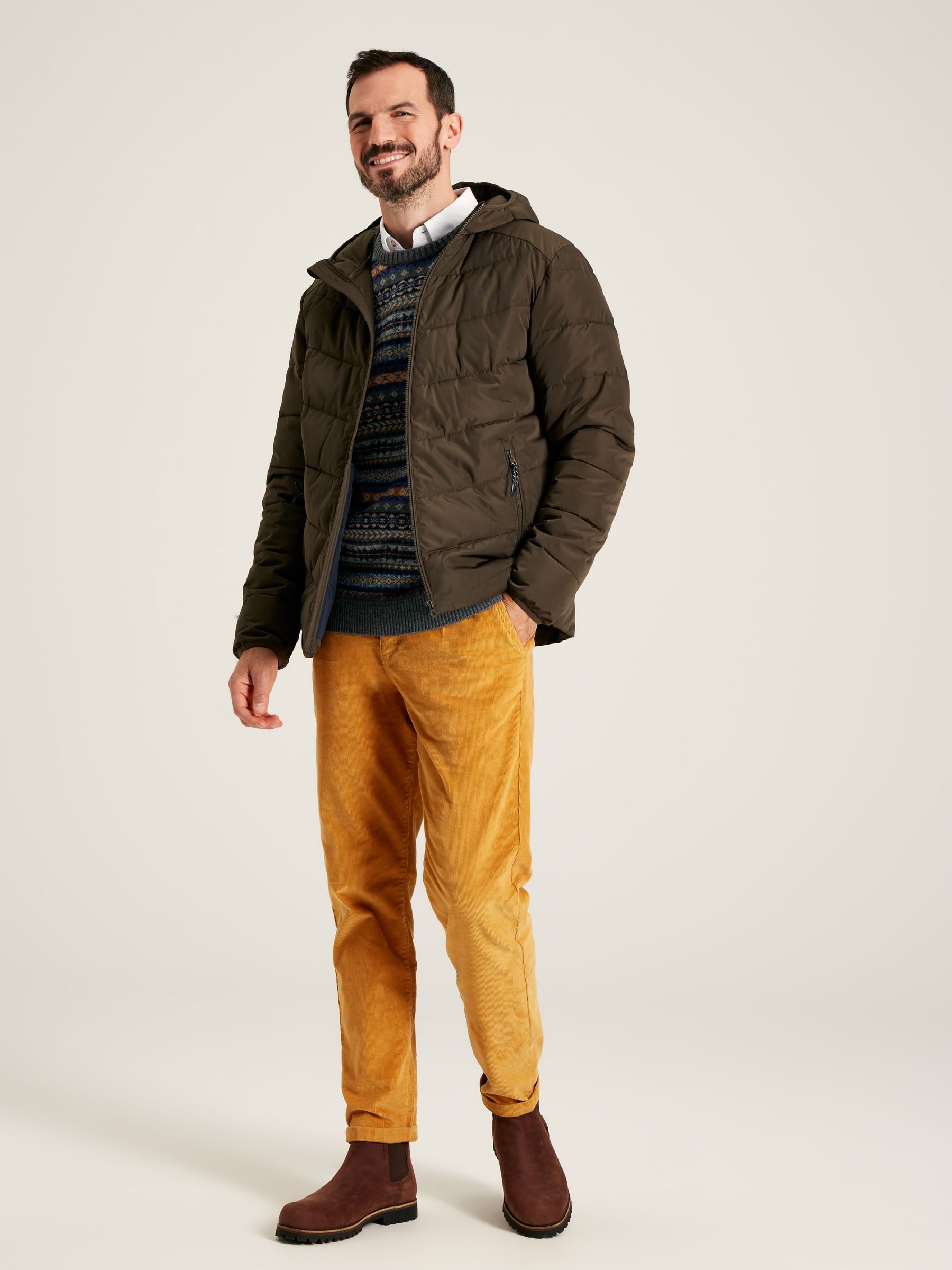 Pearson Green Padded Shower Resistant Coat - Image 6 of 6