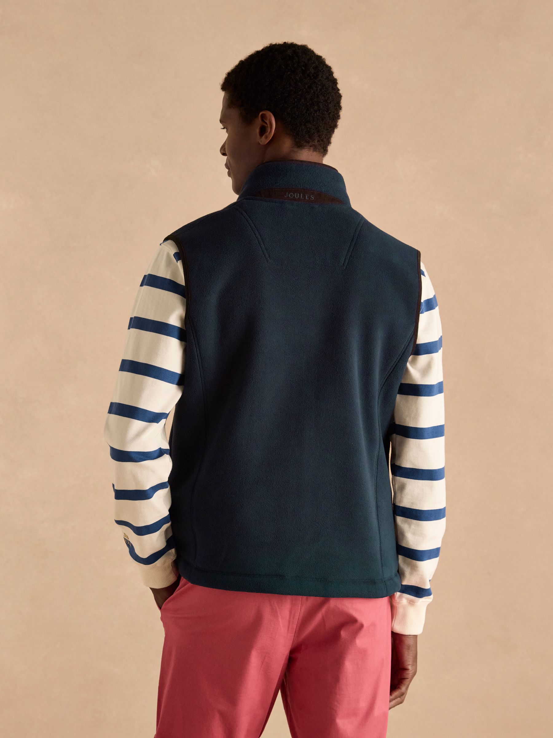 Greenfield Navy Blue Full Zip Fleece Gilet - Image 2 of 10