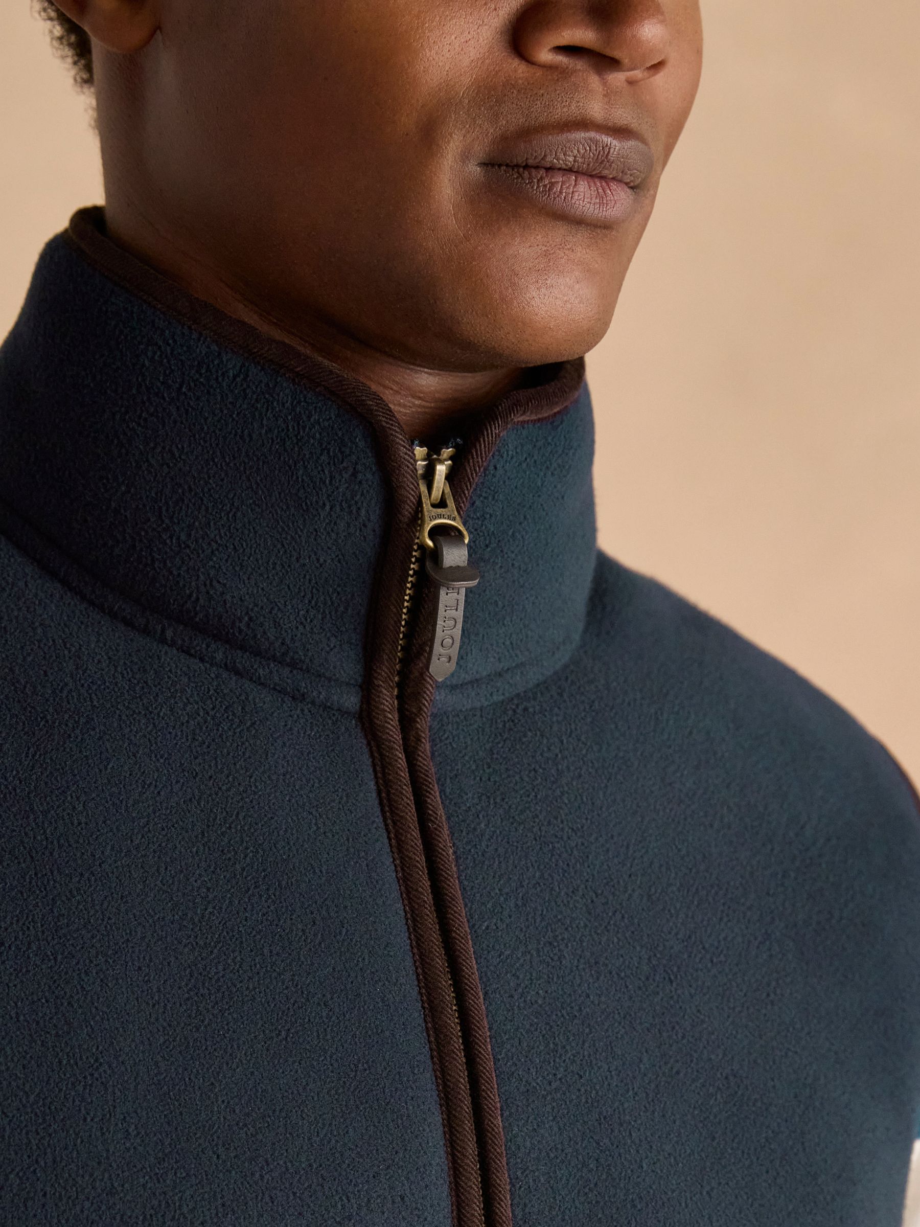 Greenfield Navy Blue Full Zip Fleece Gilet - Image 5 of 10