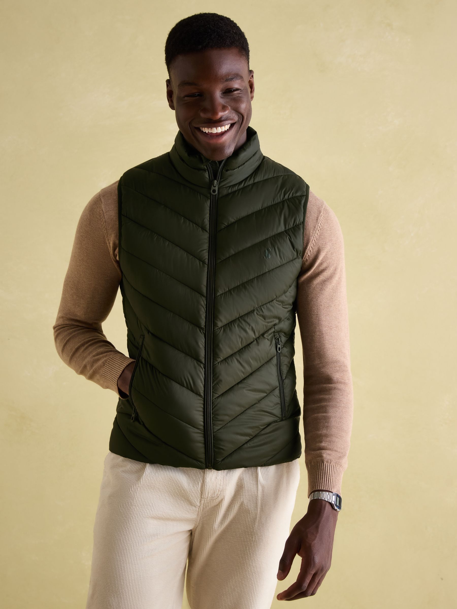 Garrett Green Showerproof Padded Gilet - Image 3 of 8
