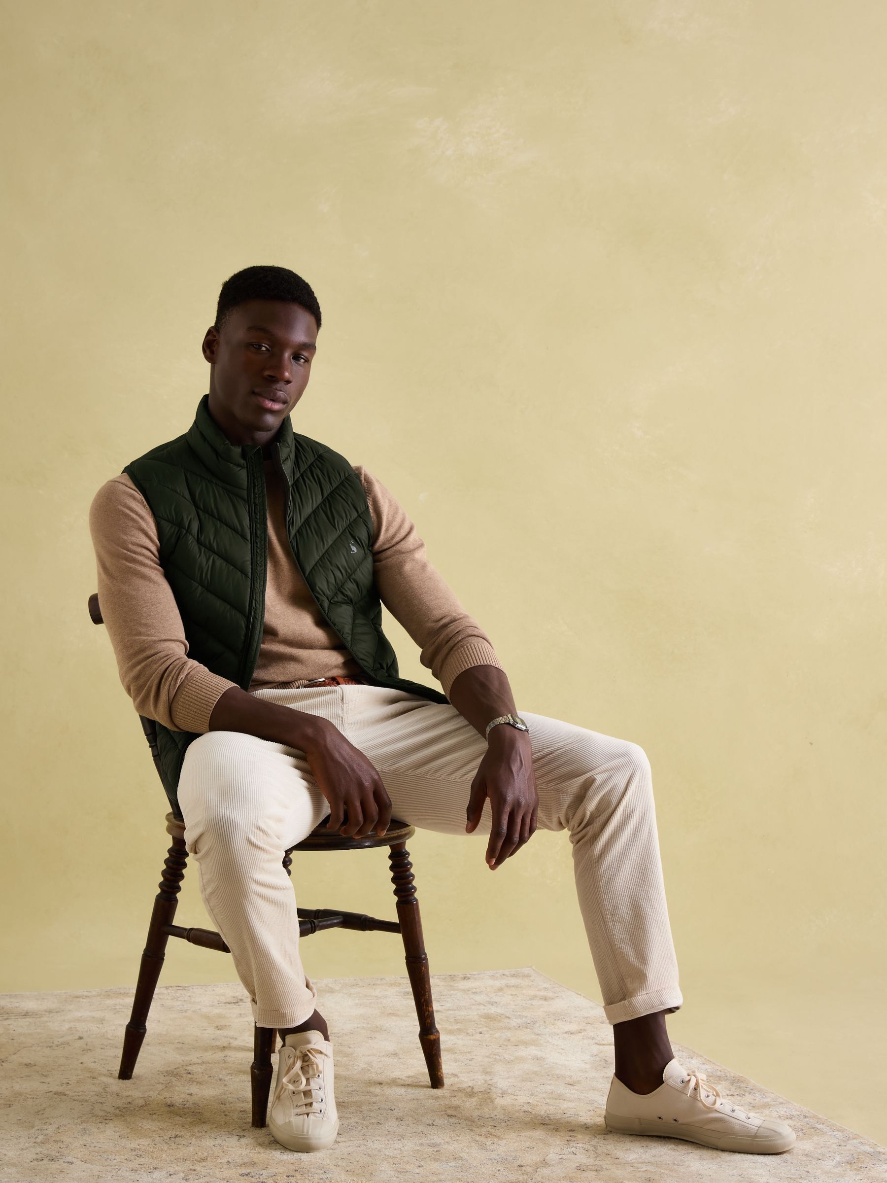 Garrett Green Showerproof Padded Gilet - Image 5 of 8