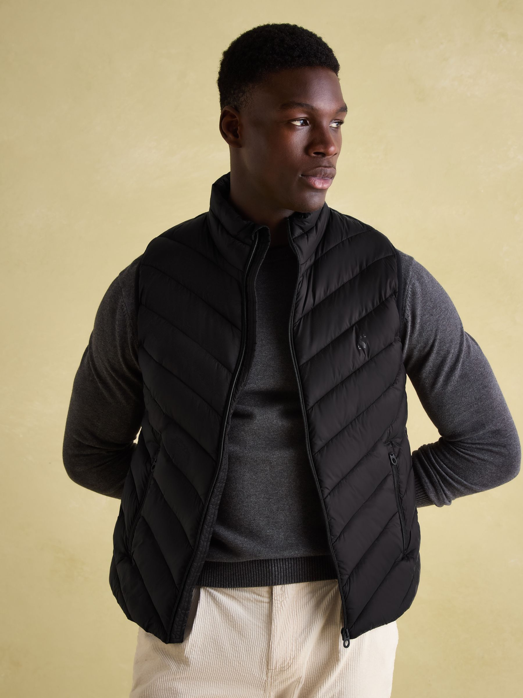 Garrett Black Showerproof Padded Gilet - Image 5 of 7