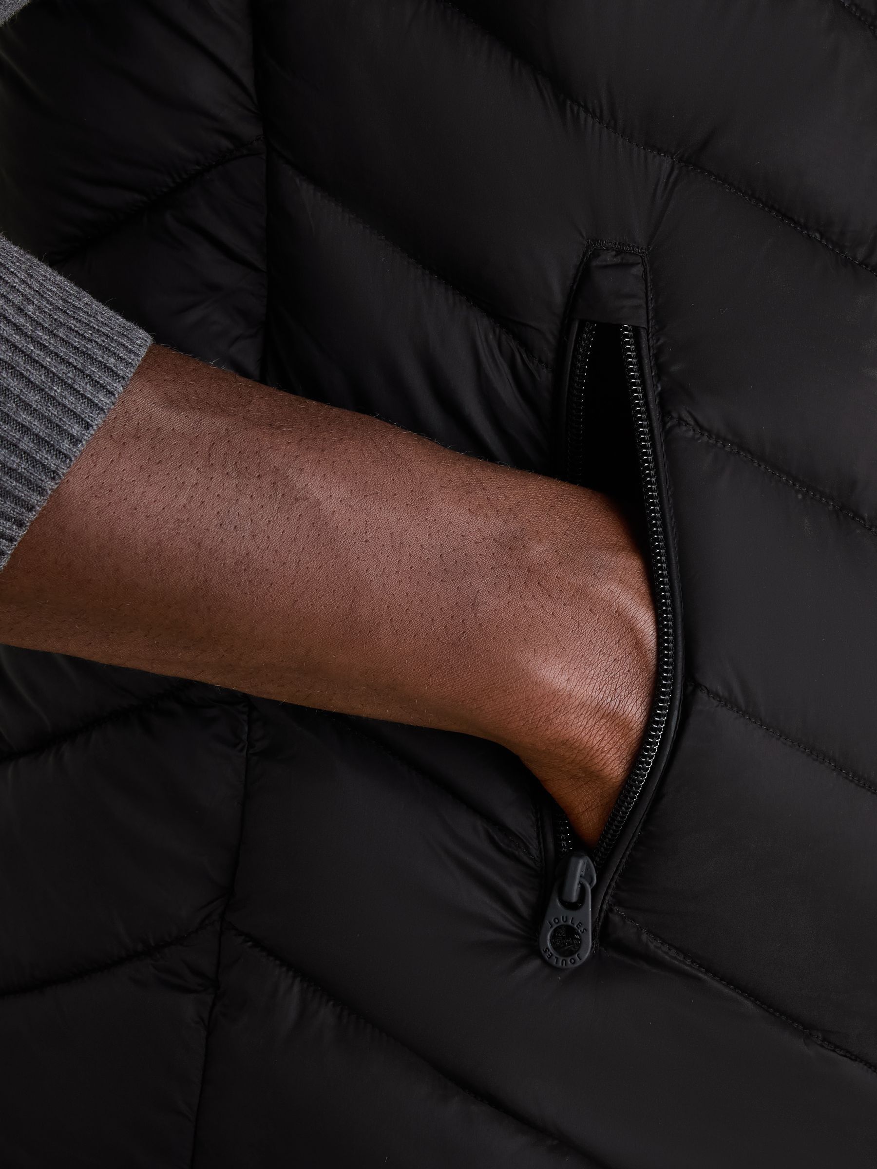 Garrett Black Showerproof Padded Gilet - Image 6 of 7