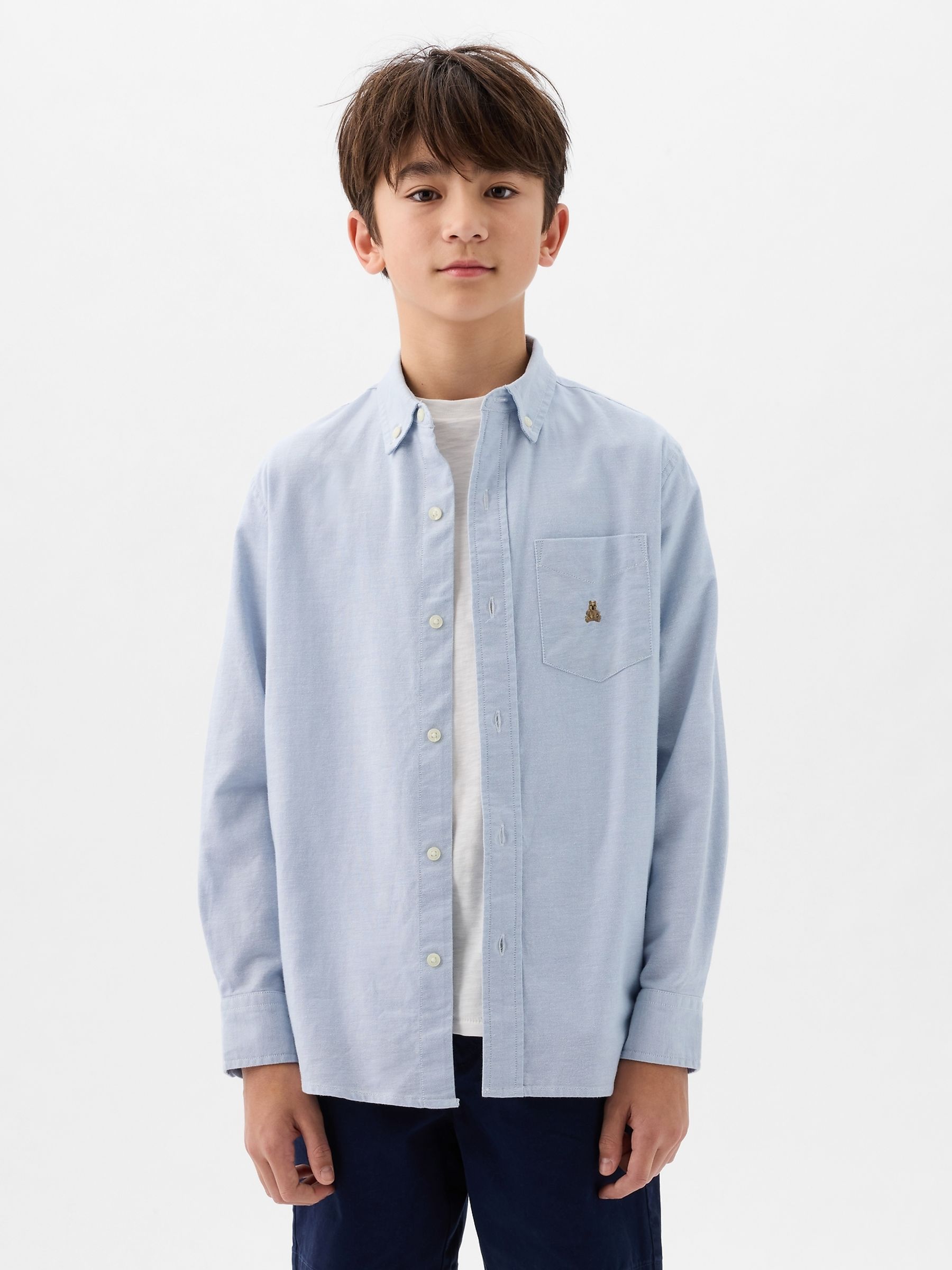 Blue Oxford Shirt - Image 1 of 5