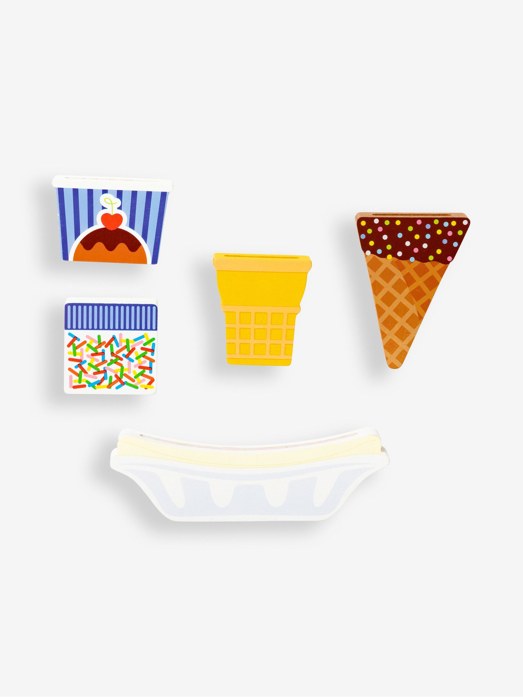 Melissa & Doug Wooden Magnetic Ice Cream Puzzle & Play Set - Image 3 of 3