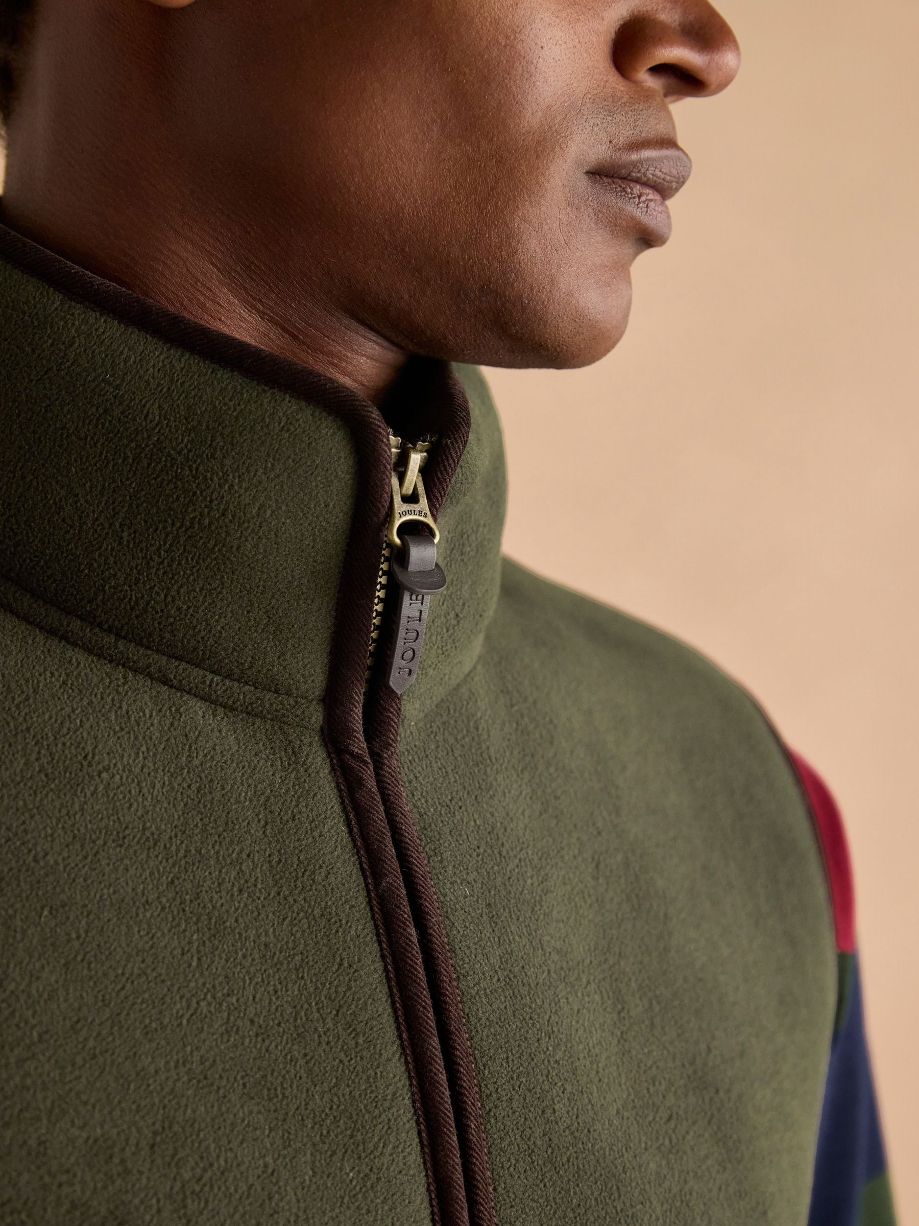 Greenfield Green Full Zip Fleece Gilet - Image 5 of 8