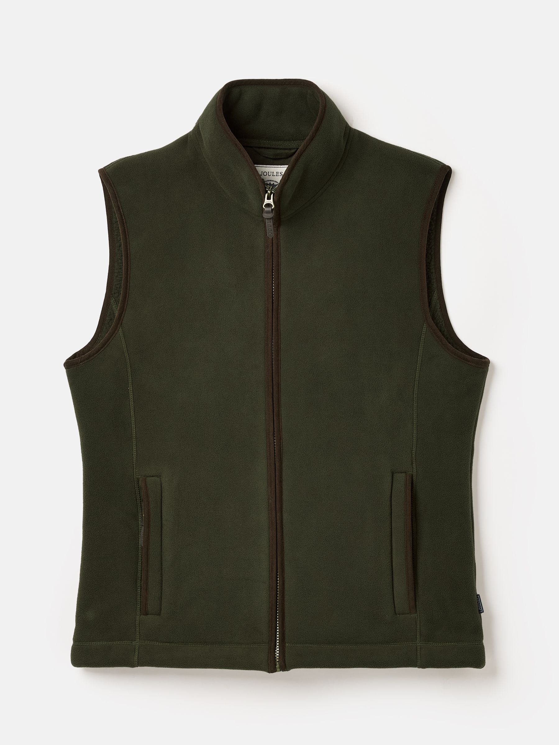 Greenfield Green Full Zip Fleece Gilet - Image 9 of 9