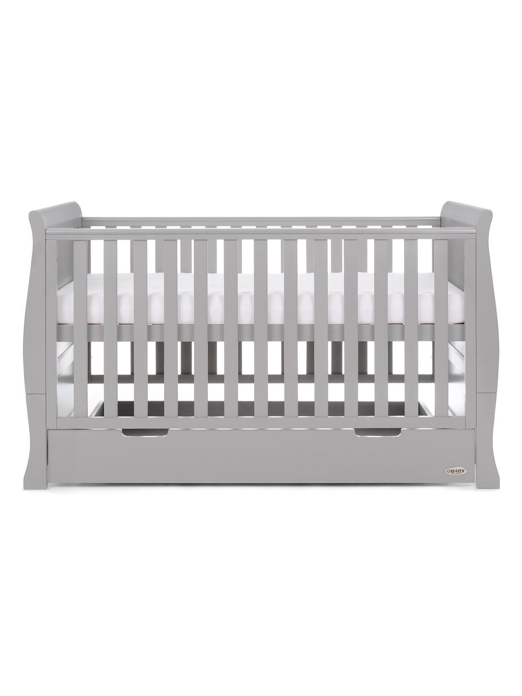 Obaby Grey Stamford Classic Regular Cot Bed - Image 5 of 7