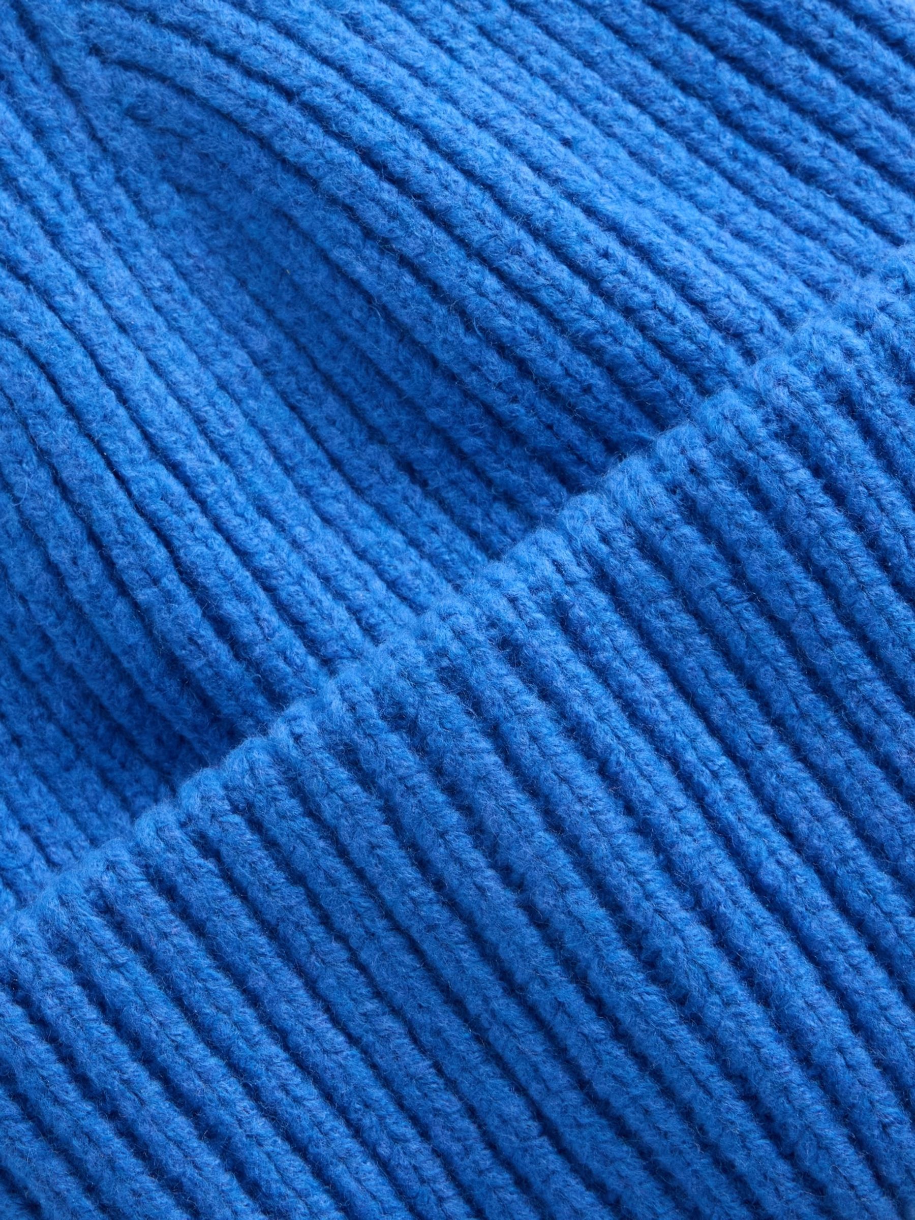 Blue CashSoft Chunky Beanie - Image 2 of 2