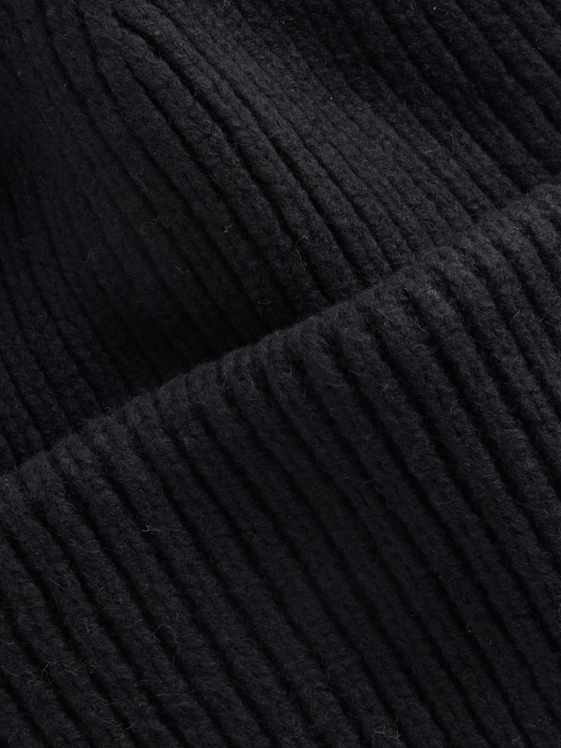 Black CashSoft Chunky Beanie - Image 2 of 2 Black CashSoft Chunky Beanie - Image 2 of 2