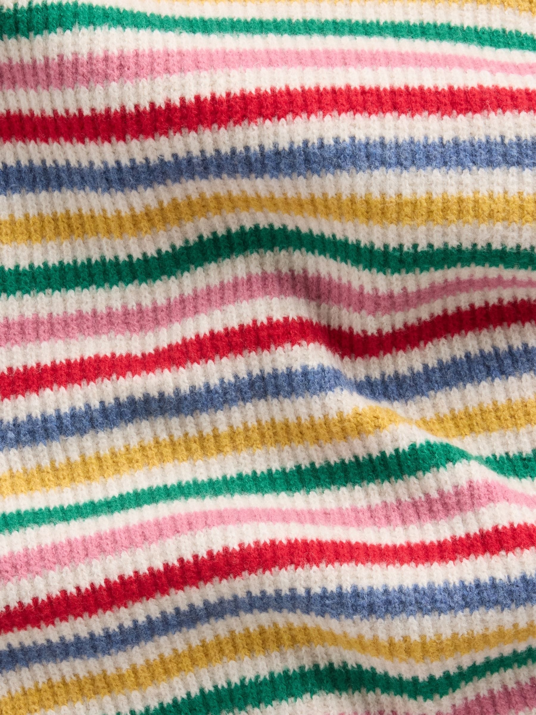 Yellow CashSoft Ribbed Scarf - Image 2 of 2