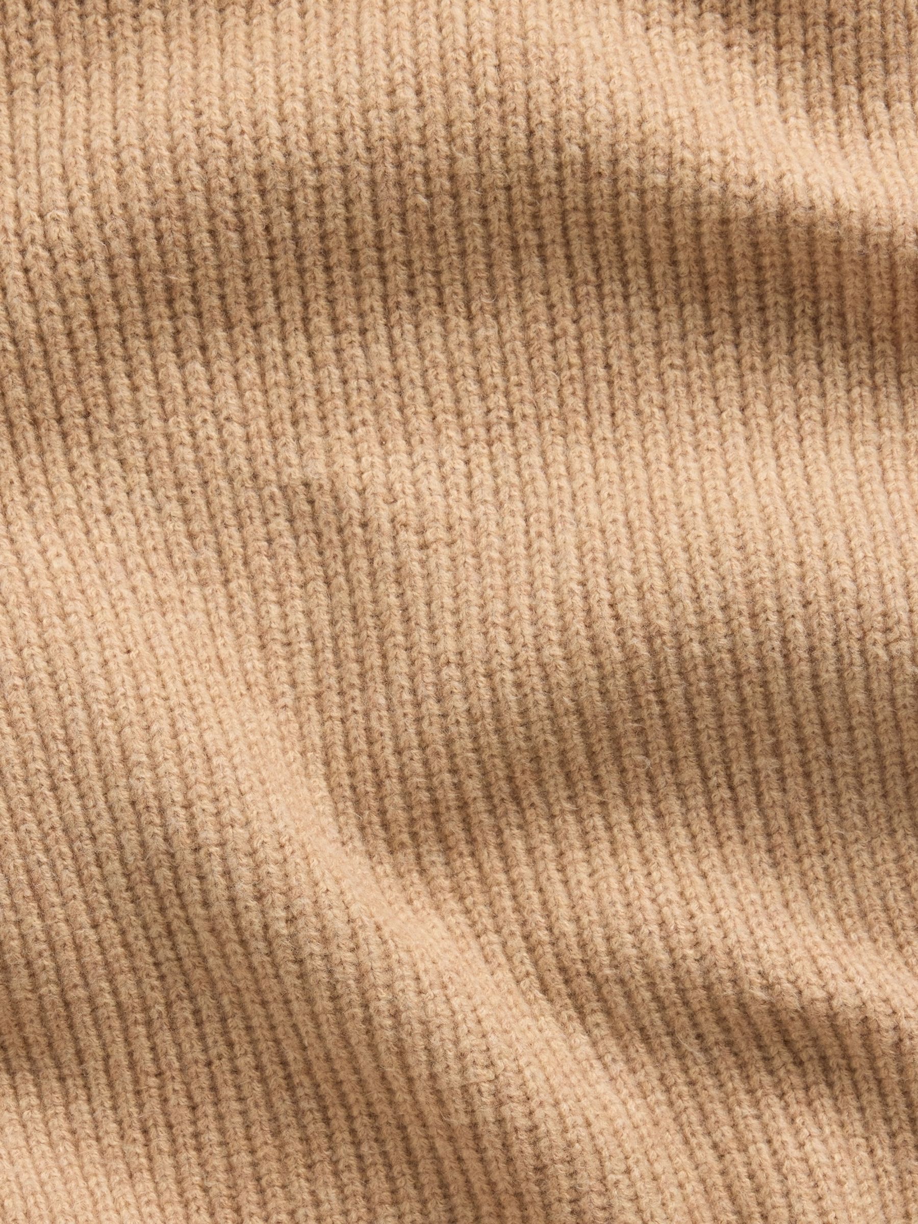Cream CashSoft Ribbed Scarf - Image 2 of 2