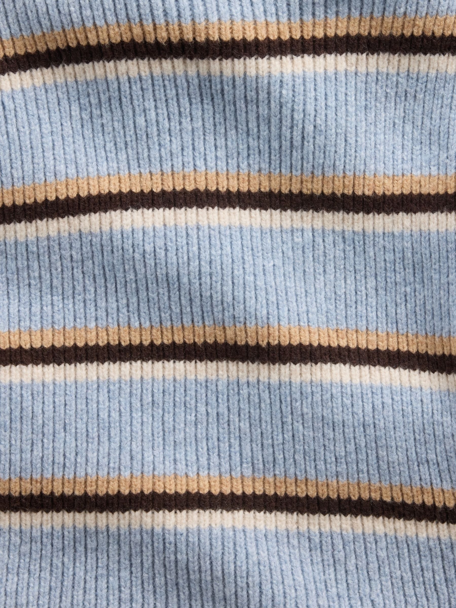 Blue CashSoft Drawcord Snood Hat - Image 3 of 3 Blue CashSoft Drawcord Snood Hat - Image 3 of 3