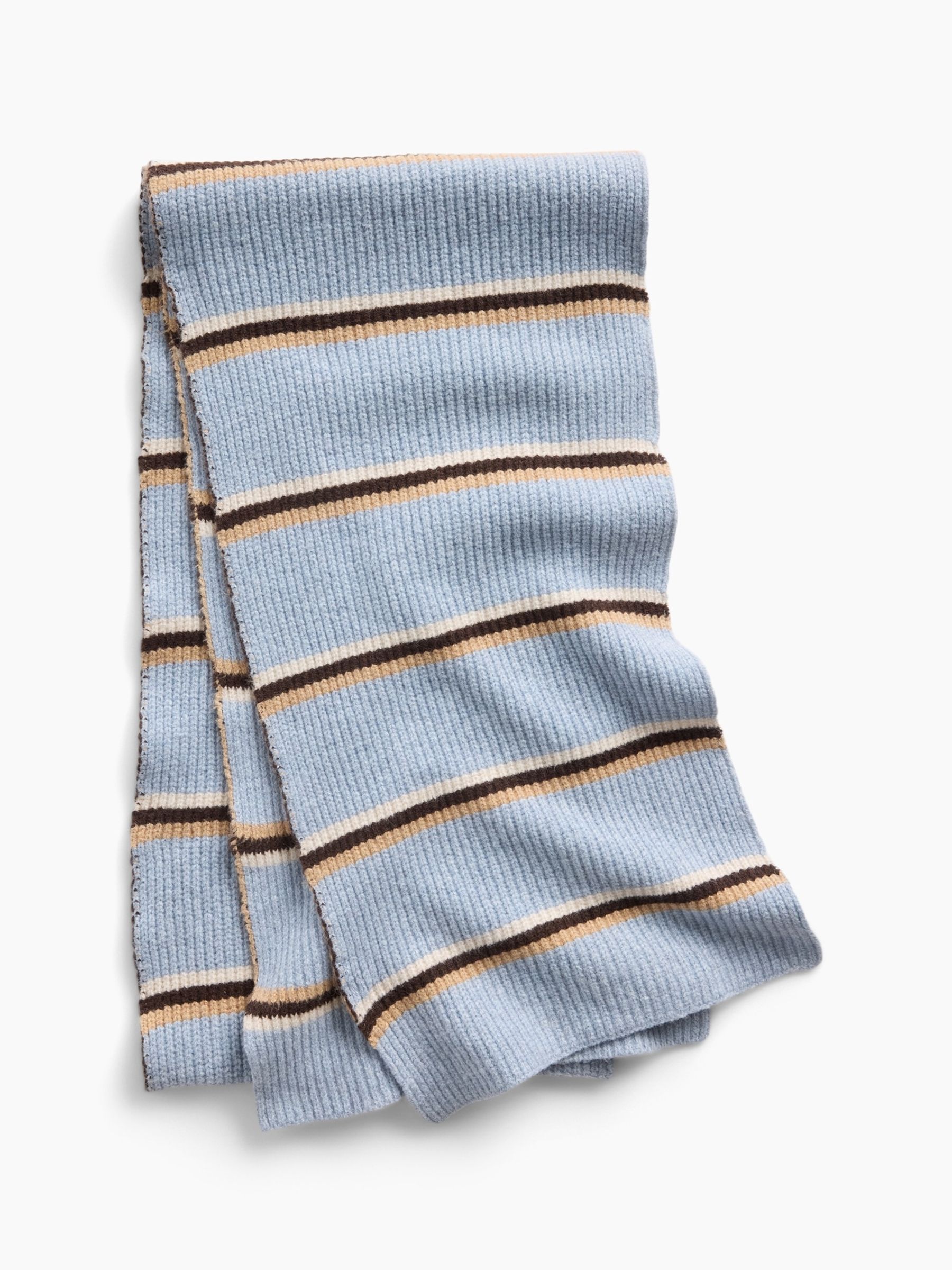 Blue CashSoft Ribbed Scarf - Image 1 of 2