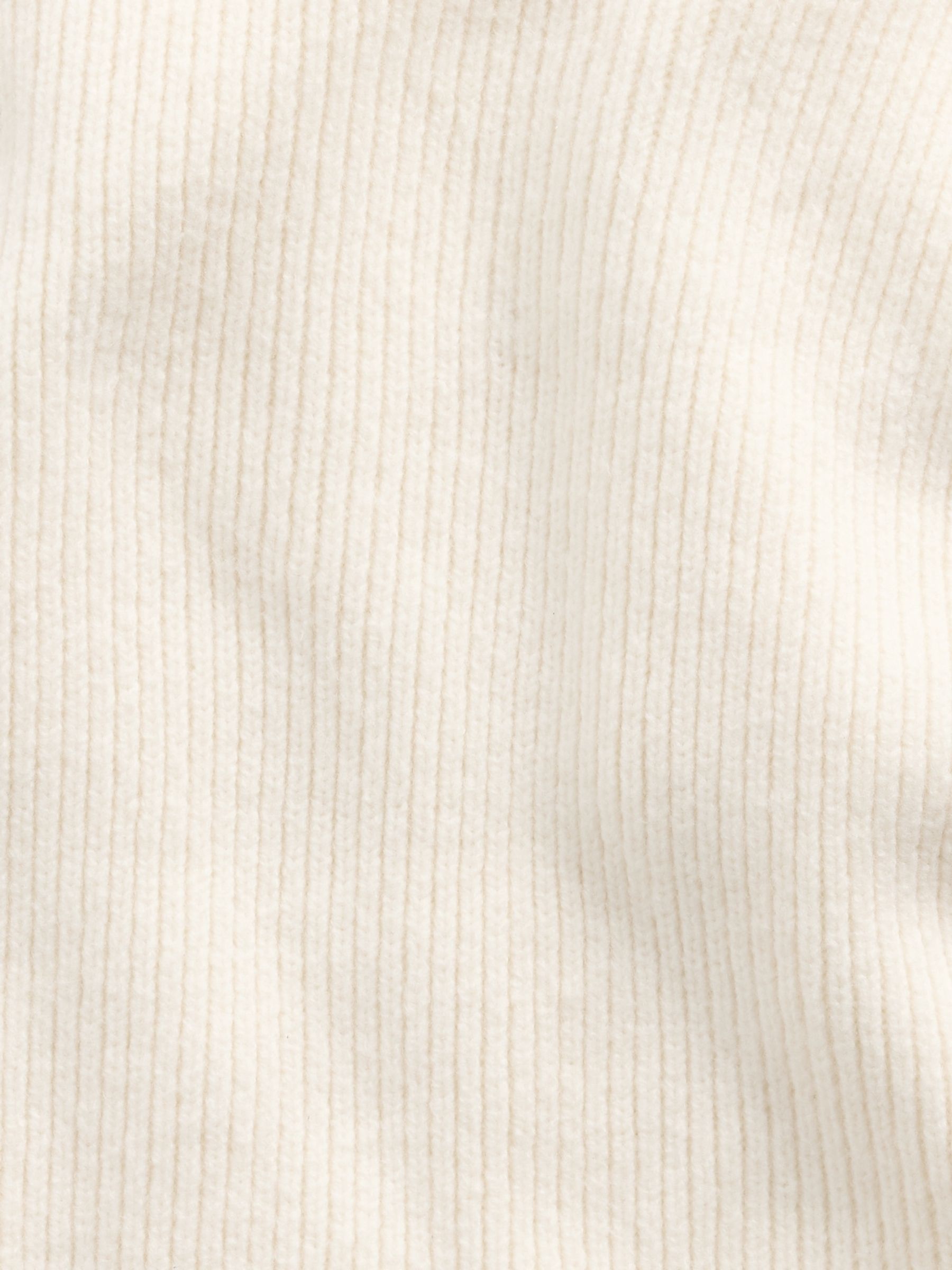 Cream CashSoft Drawcord Snood Hat - Image 3 of 3