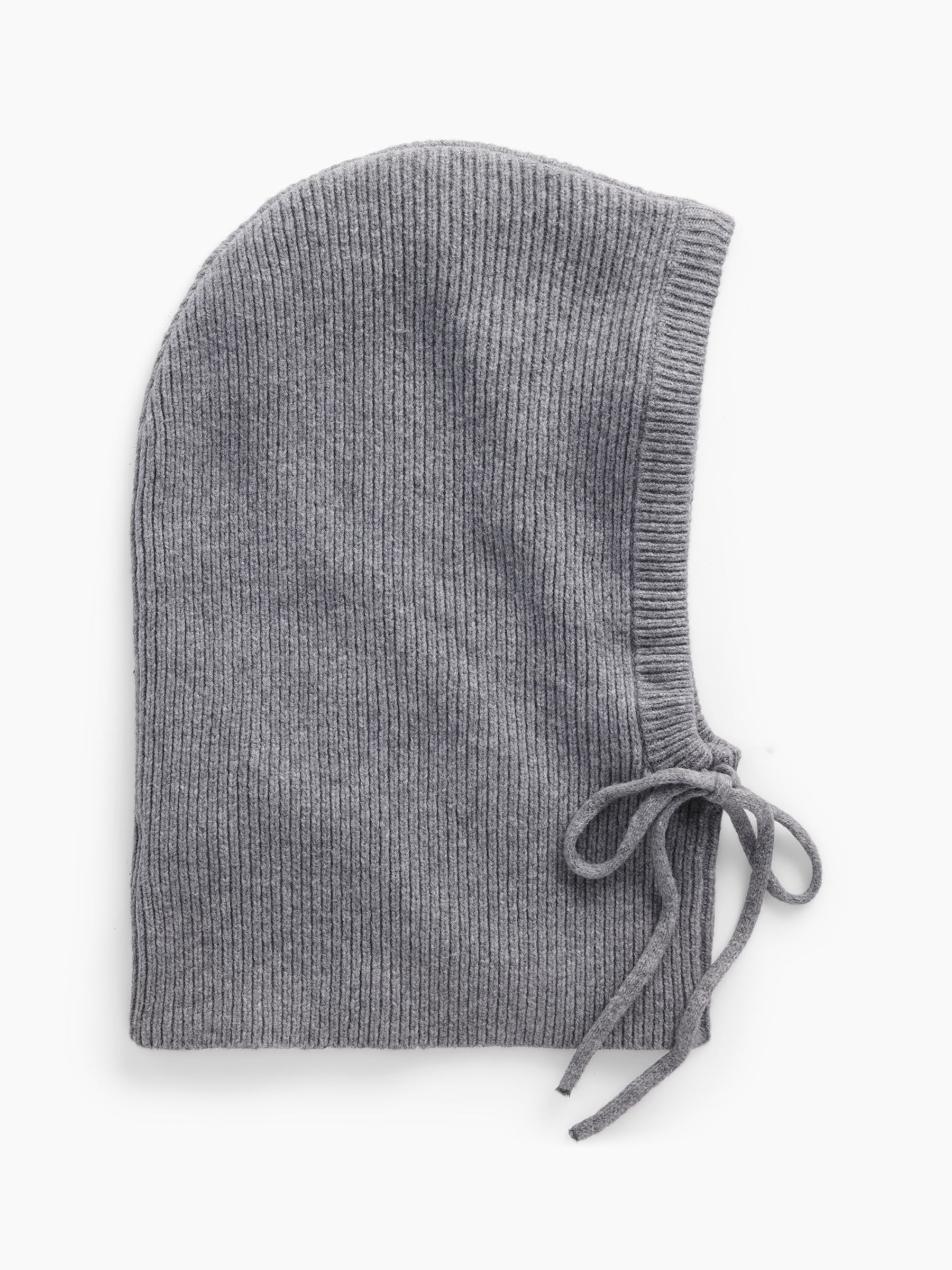 Grey CashSoft Drawcord Snood Hat - Image 2 of 3