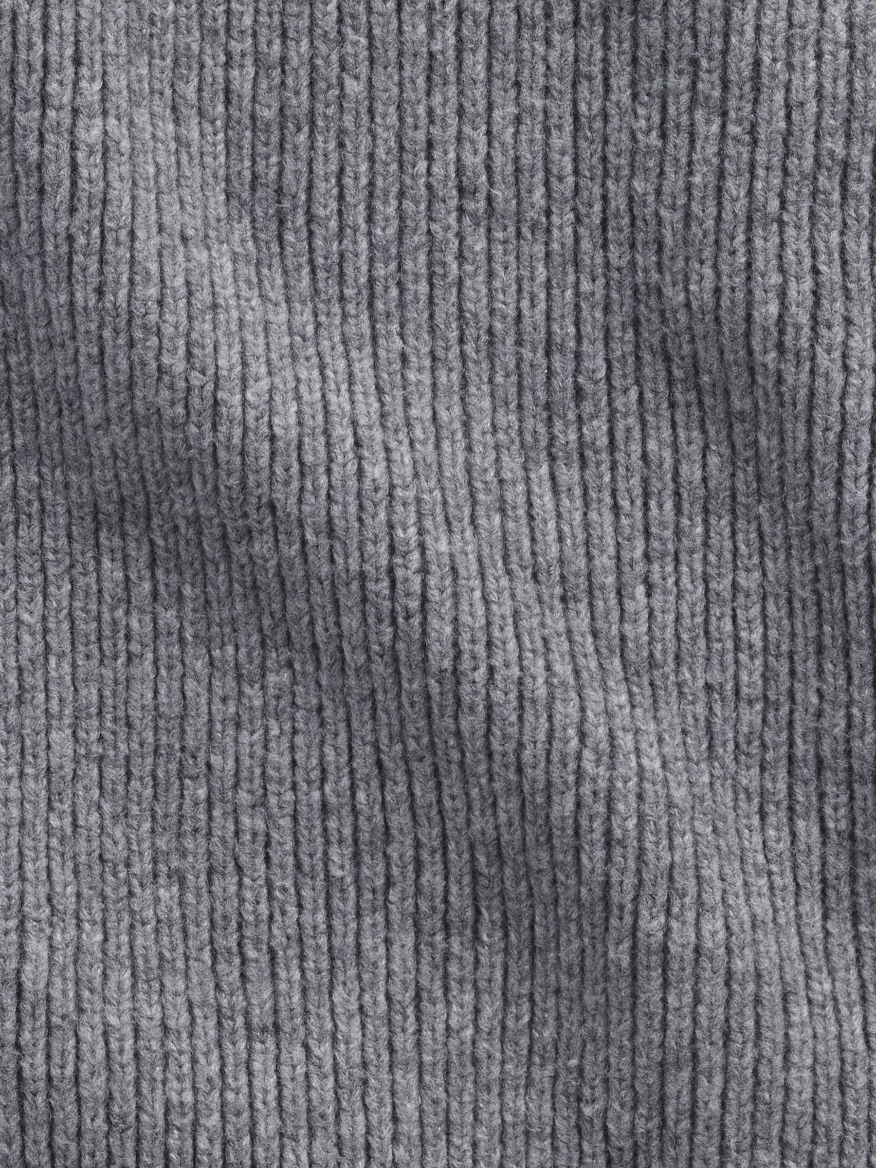 Grey CashSoft Drawcord Snood Hat - Image 3 of 3