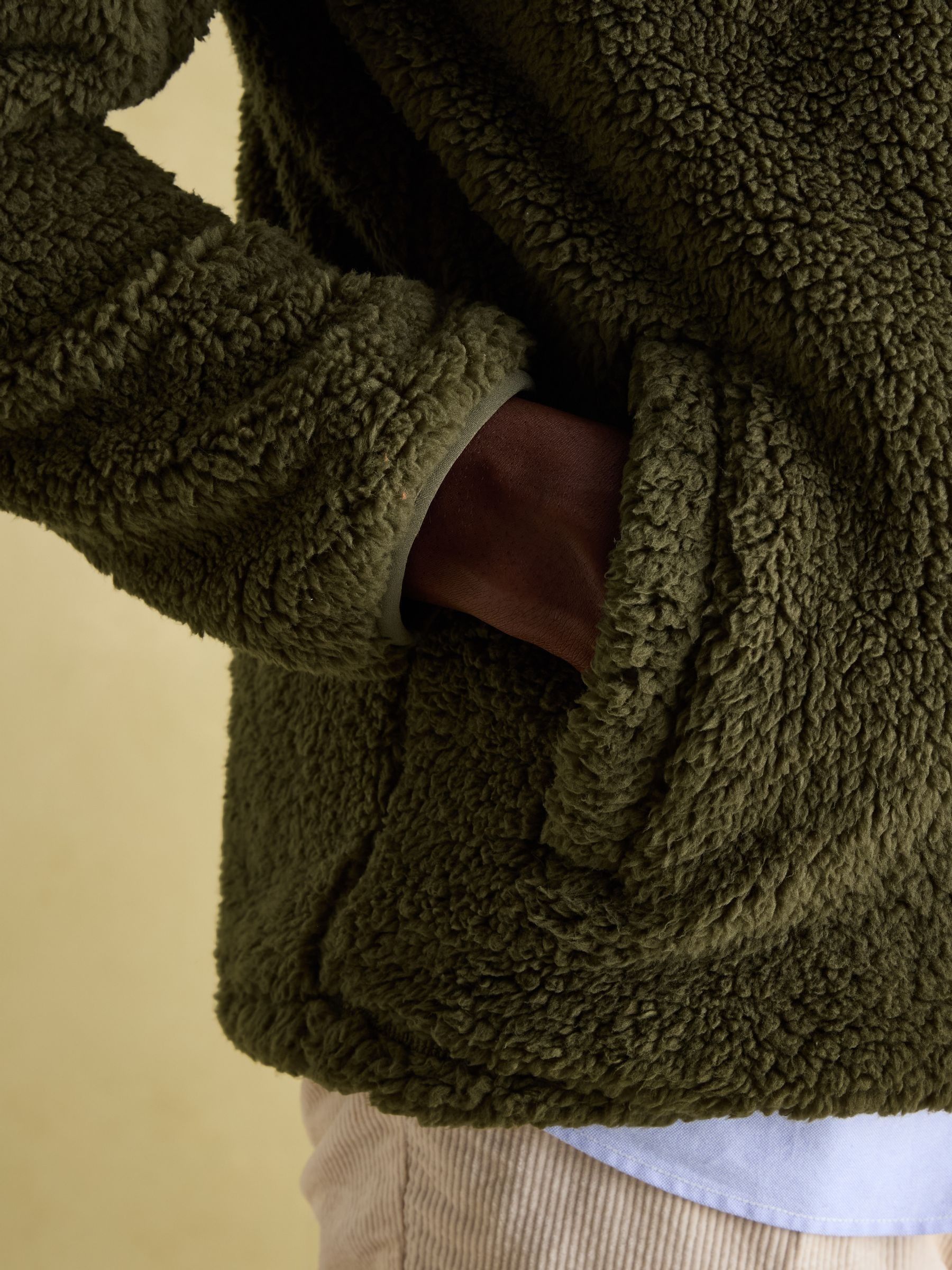 Billy Green Quarter Zip Borg Fleece Sweatshirt - Image 5 of 8