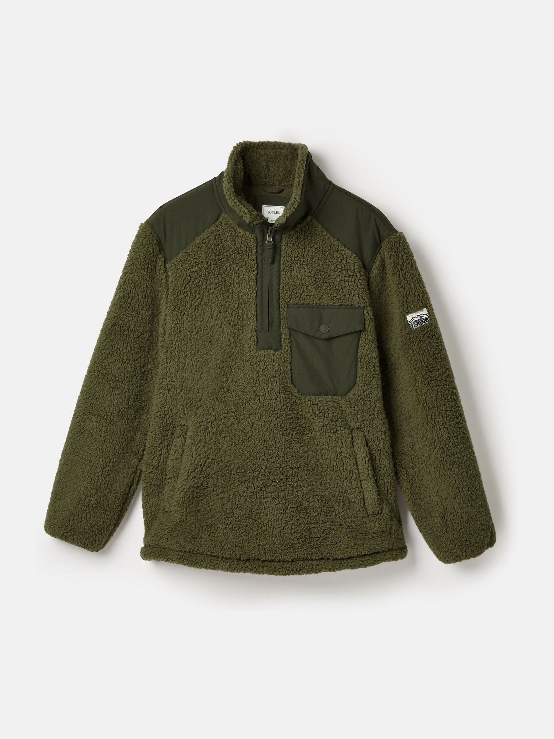 Billy Green Quarter Zip Borg Fleece Sweatshirt - Image 8 of 8