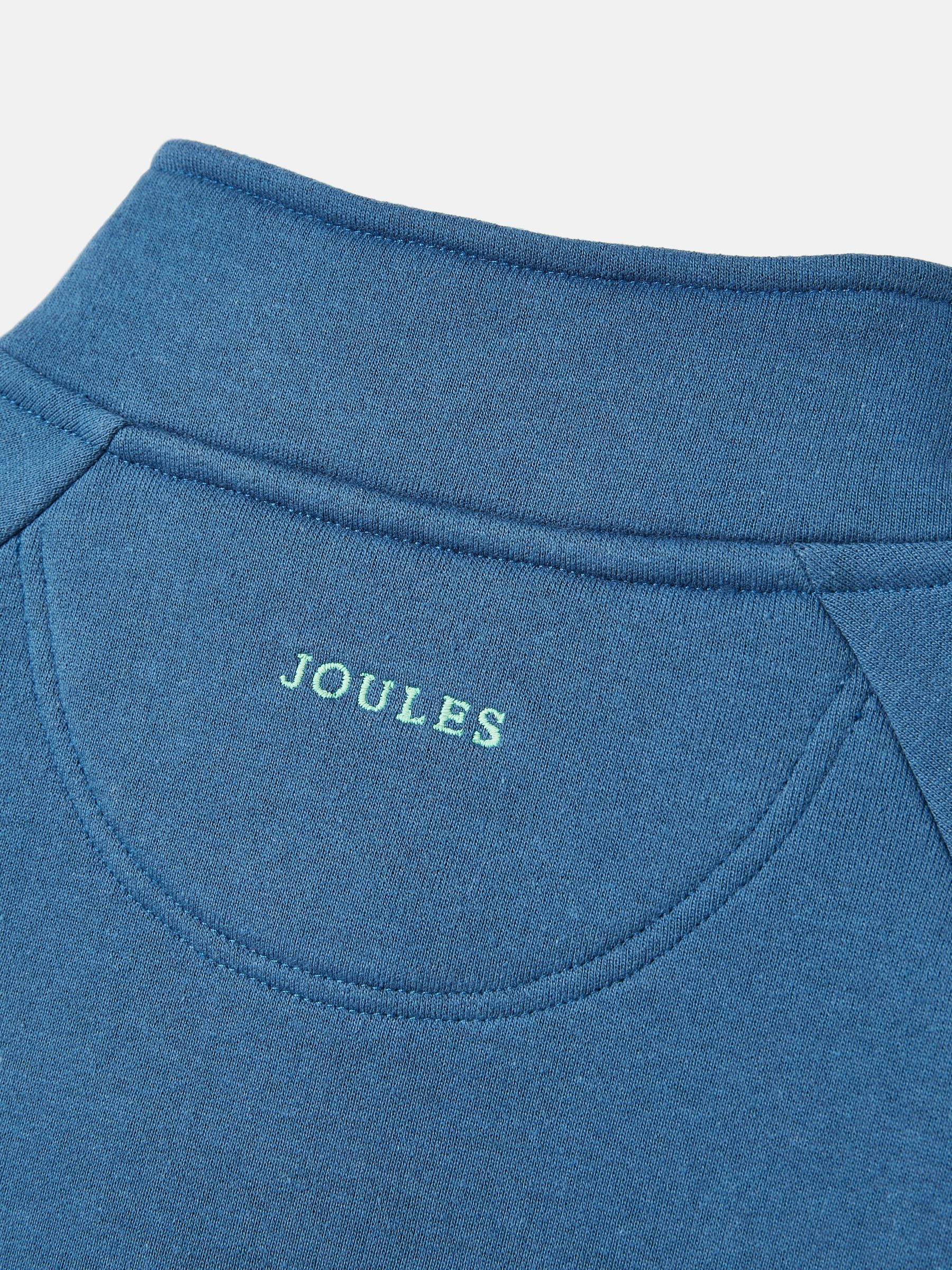 Finn Blue Striped Quarter Zip Sweatshirt - Image 6 of 6