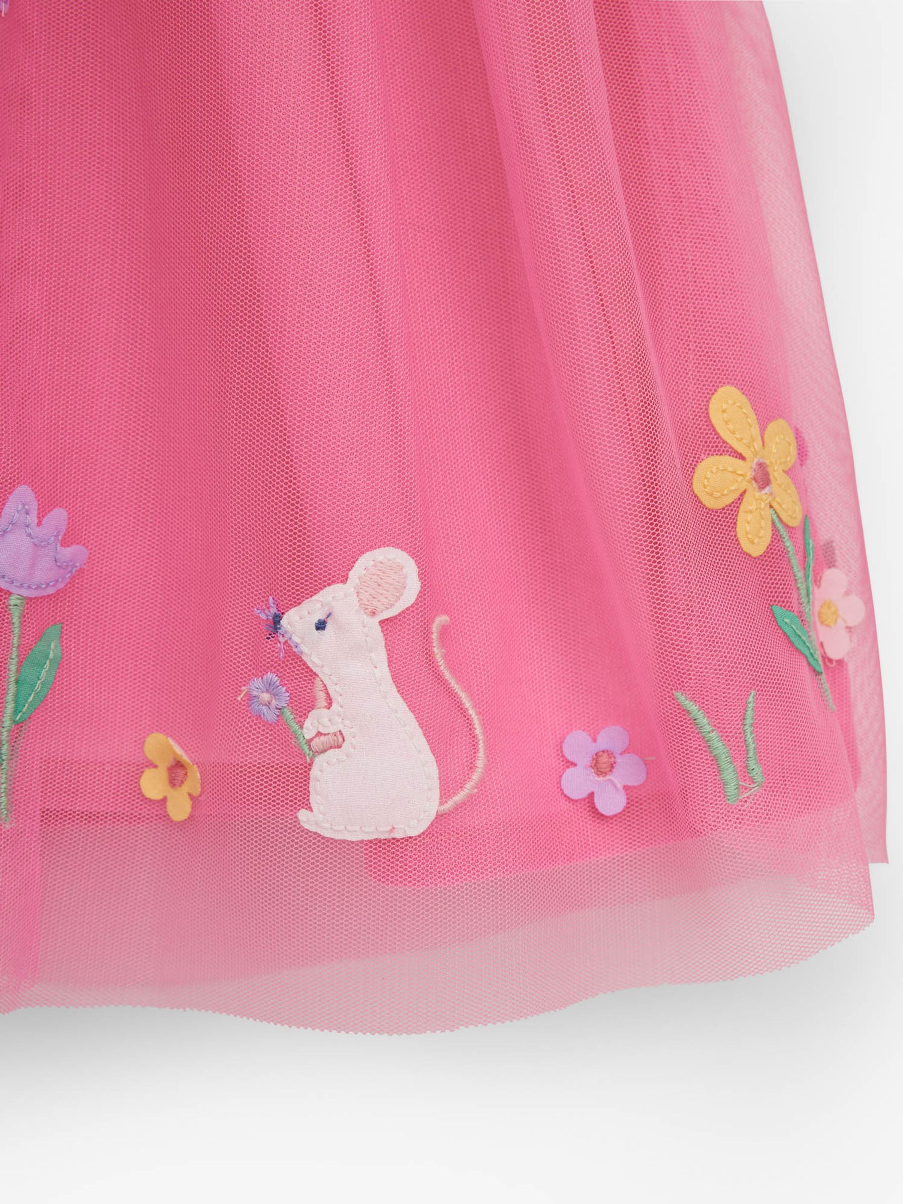 Pink Girls Mouse Tulle Party Dress - Image 2 of 2
