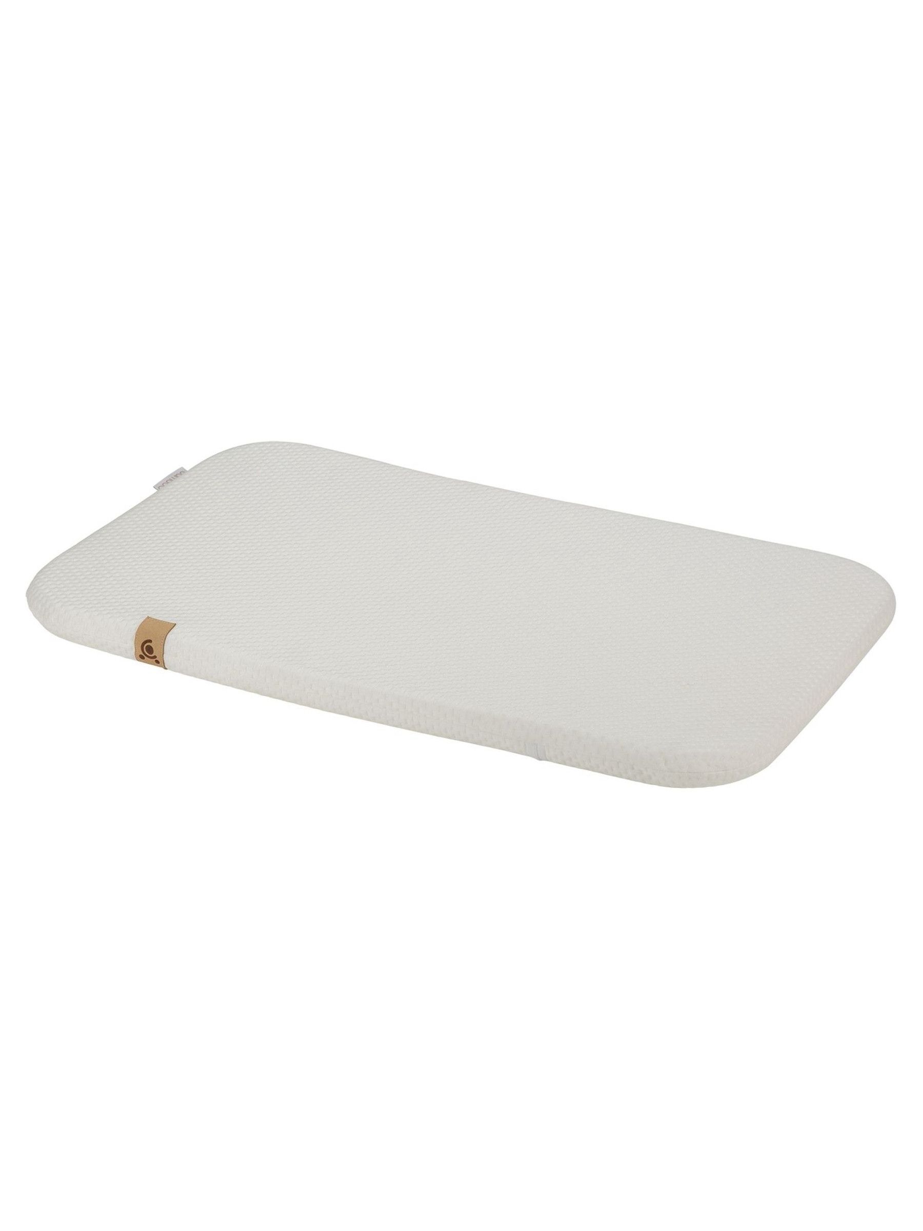 Cuddleco White Hypo Allergenic Bamboo Co Sleeper Basket Mattress - Image 2 of 5