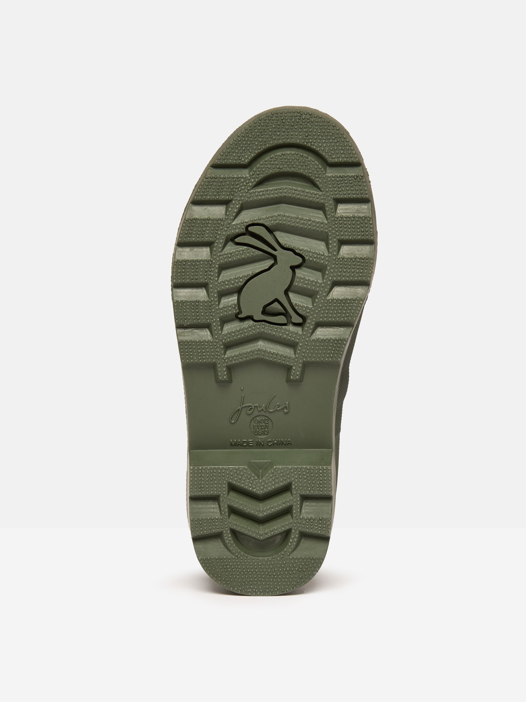 Boys' Khaki Green Printed Wellies - Image 4 of 6