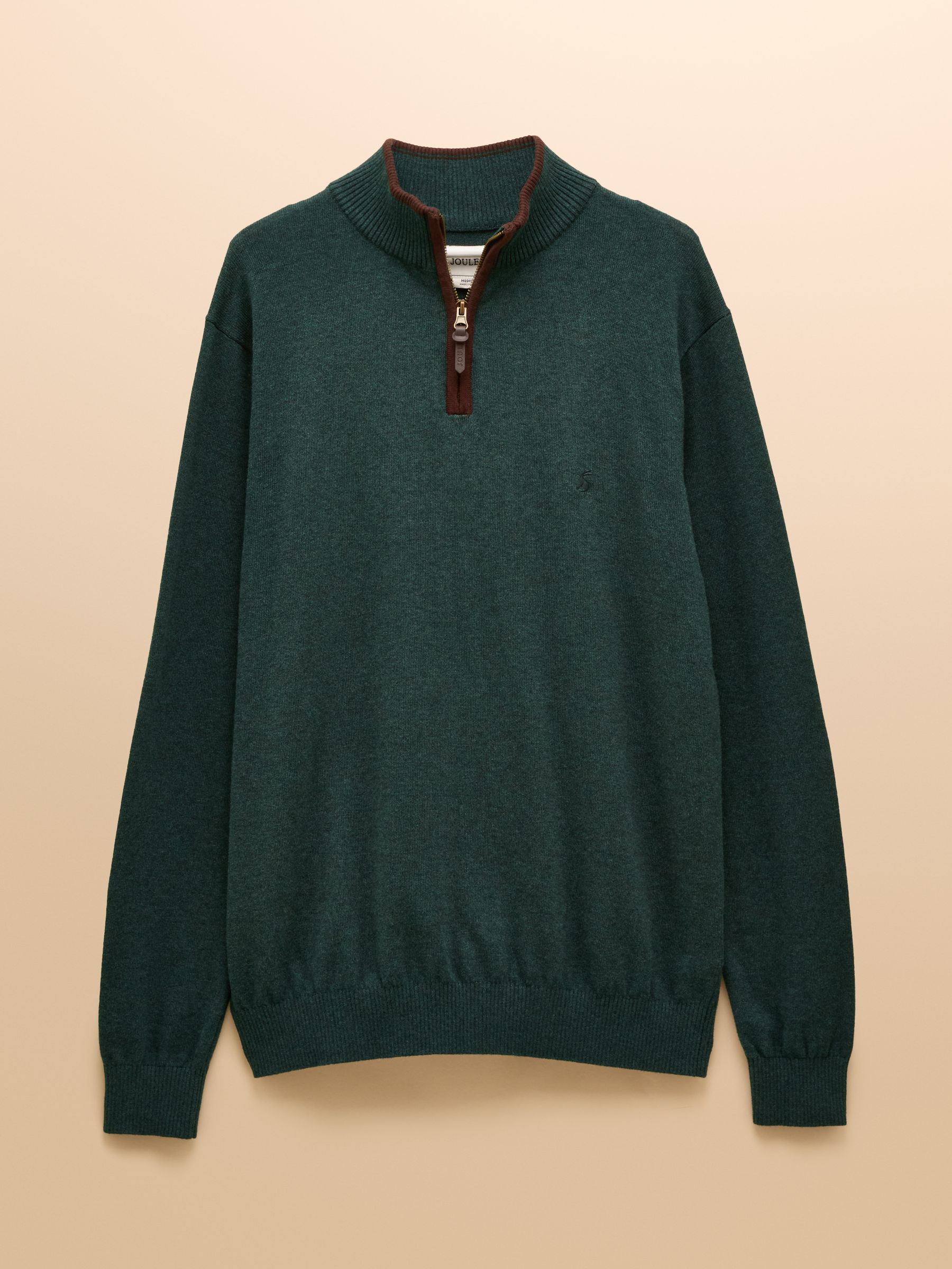 Hillside Dark Green Crew Neck Knitted Jumper - Image 8 of 8