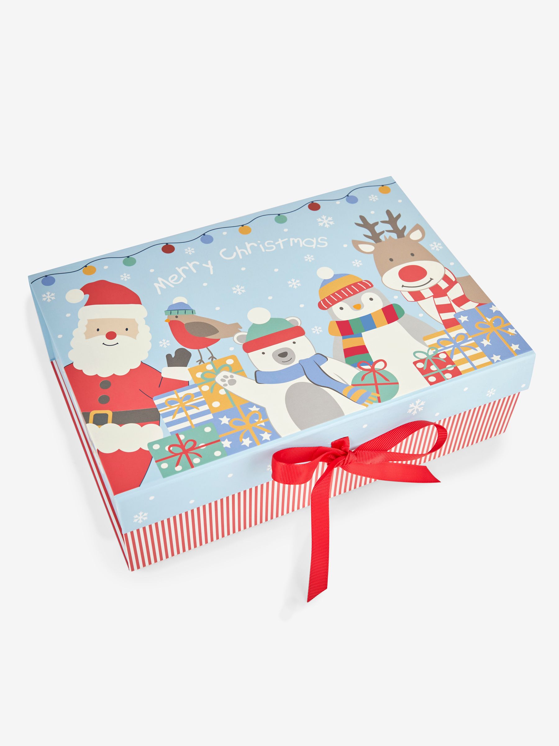 Red Medium Christmas Giftbox - Image 1 of 1