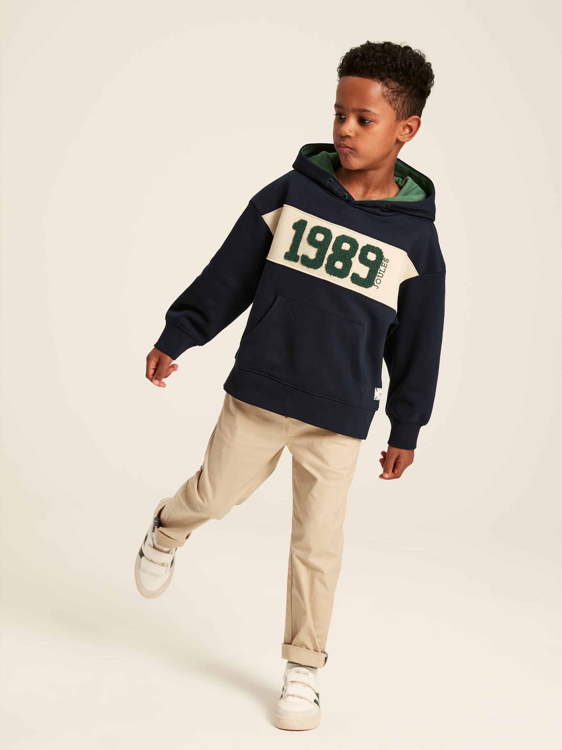 Barrett Navy Blue Embroidered Hoodie - Image 2 of 11