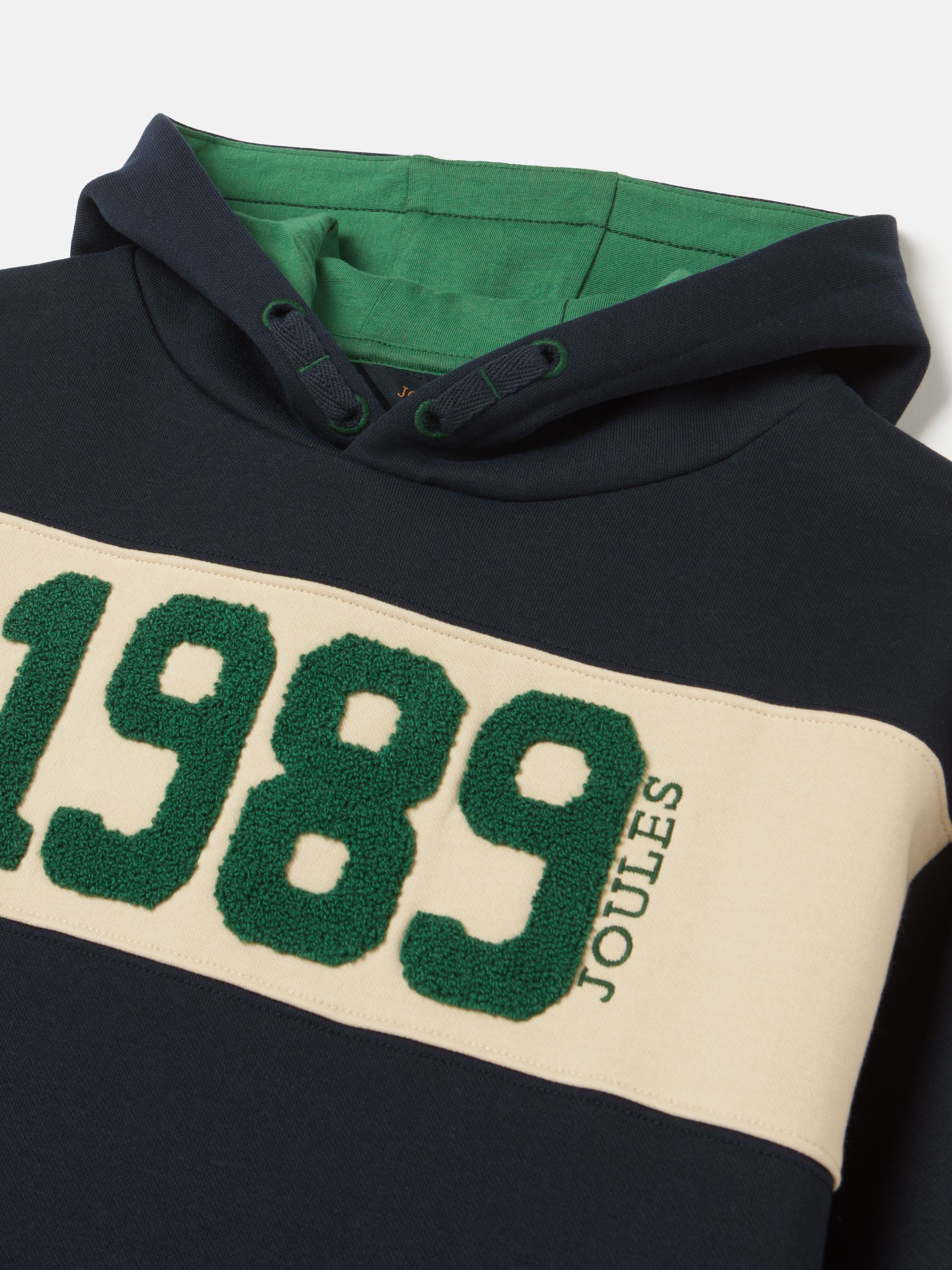 Barrett Navy Blue Embroidered Hoodie - Image 8 of 11