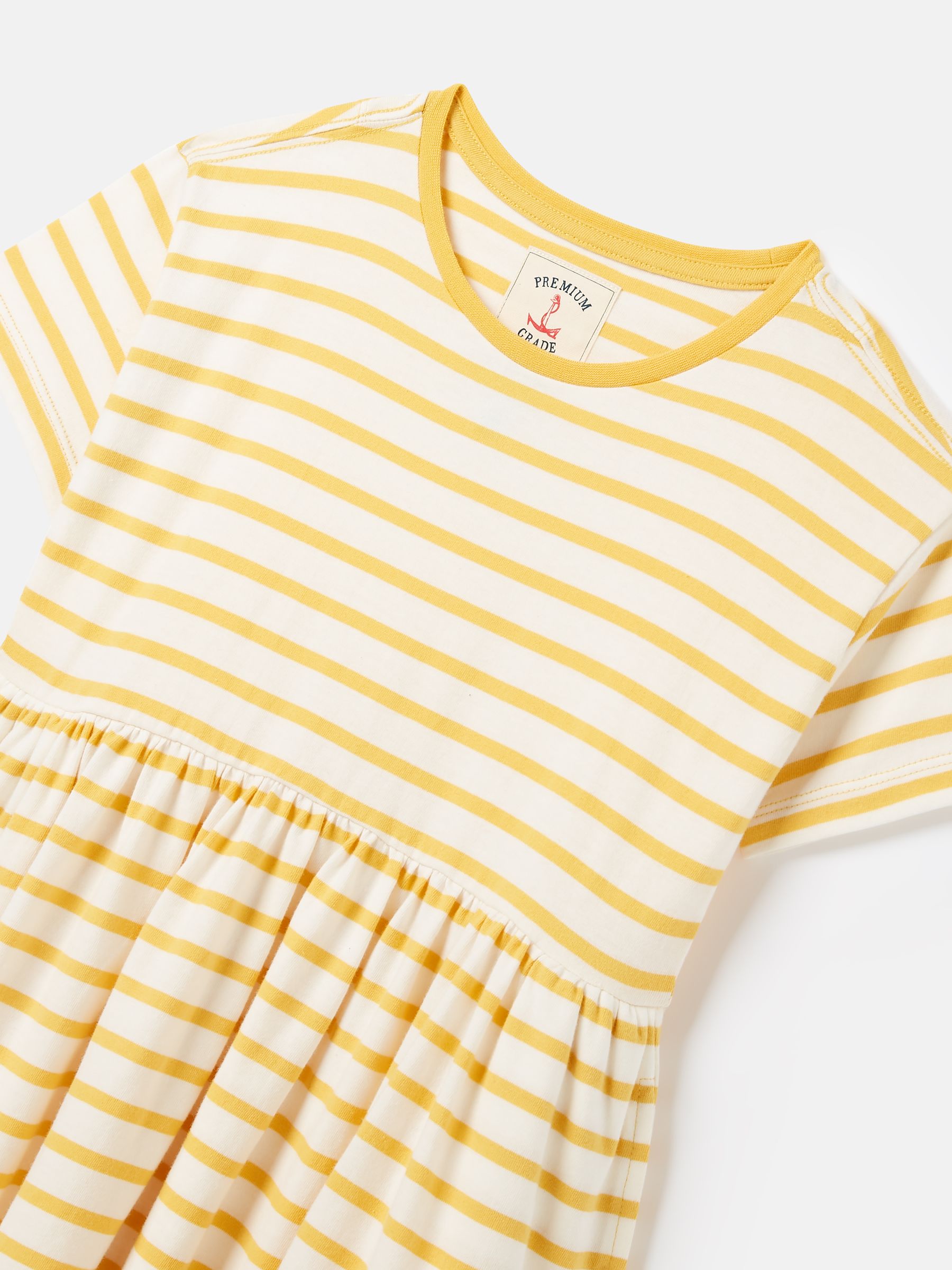 Skye Yellow Striped Jersey T-Shirt Dress - Image 7 of 9