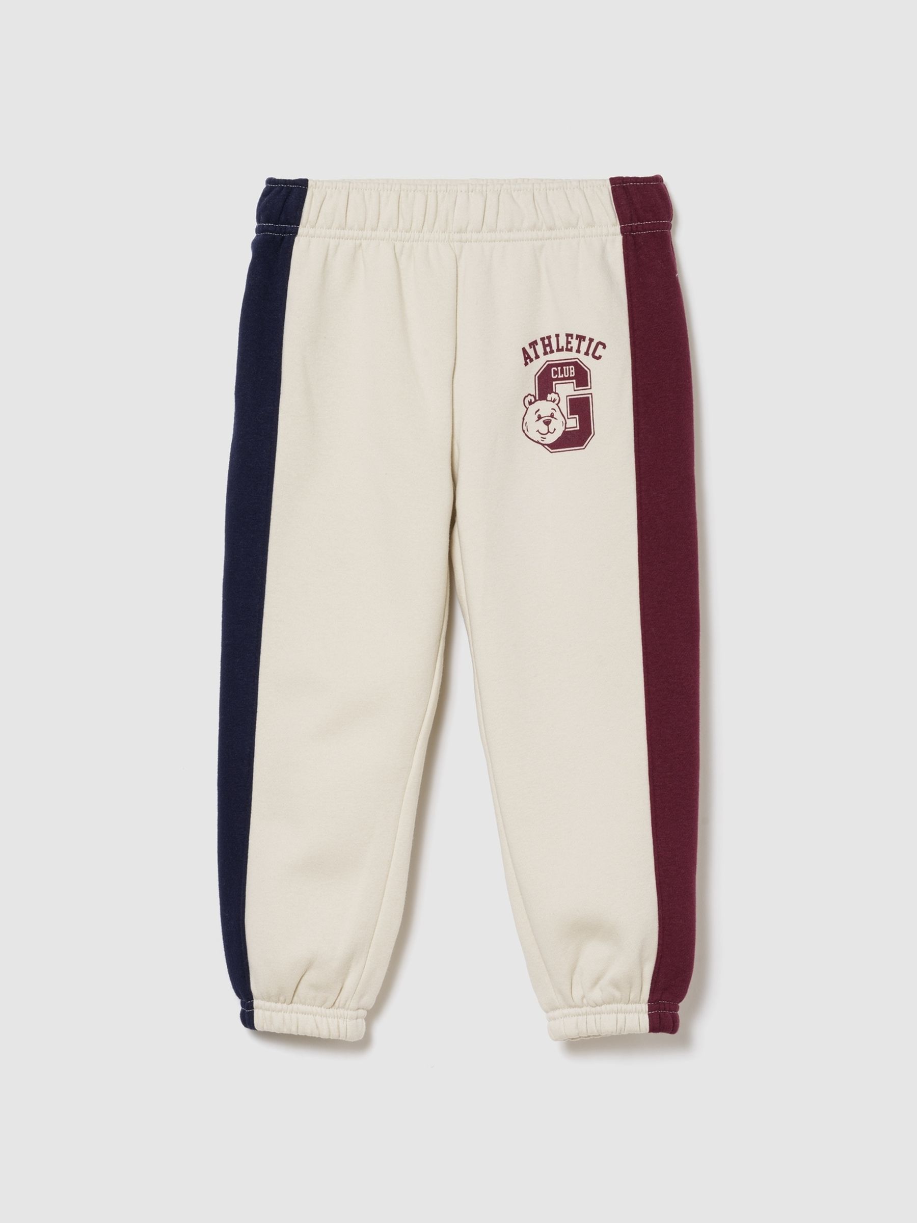 Cream/Burgundy VintageSoft Hoodie & Joggers Set - Image 4 of 5