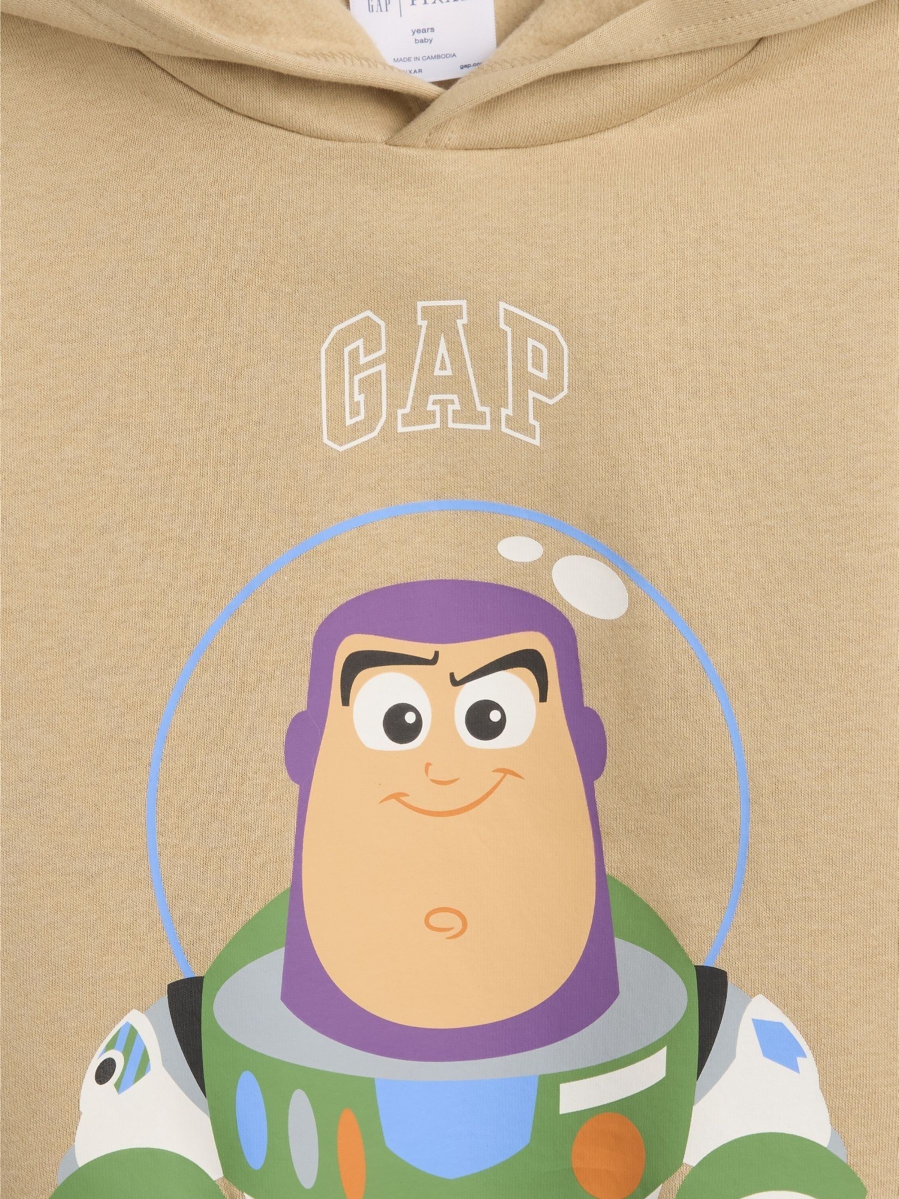 Brown × Disney Toy Story Relaxed Logo Hoodie - Image 3 of 3 Brown × Disney Toy Story Relaxed Logo Hoodie - Image 3 of 3