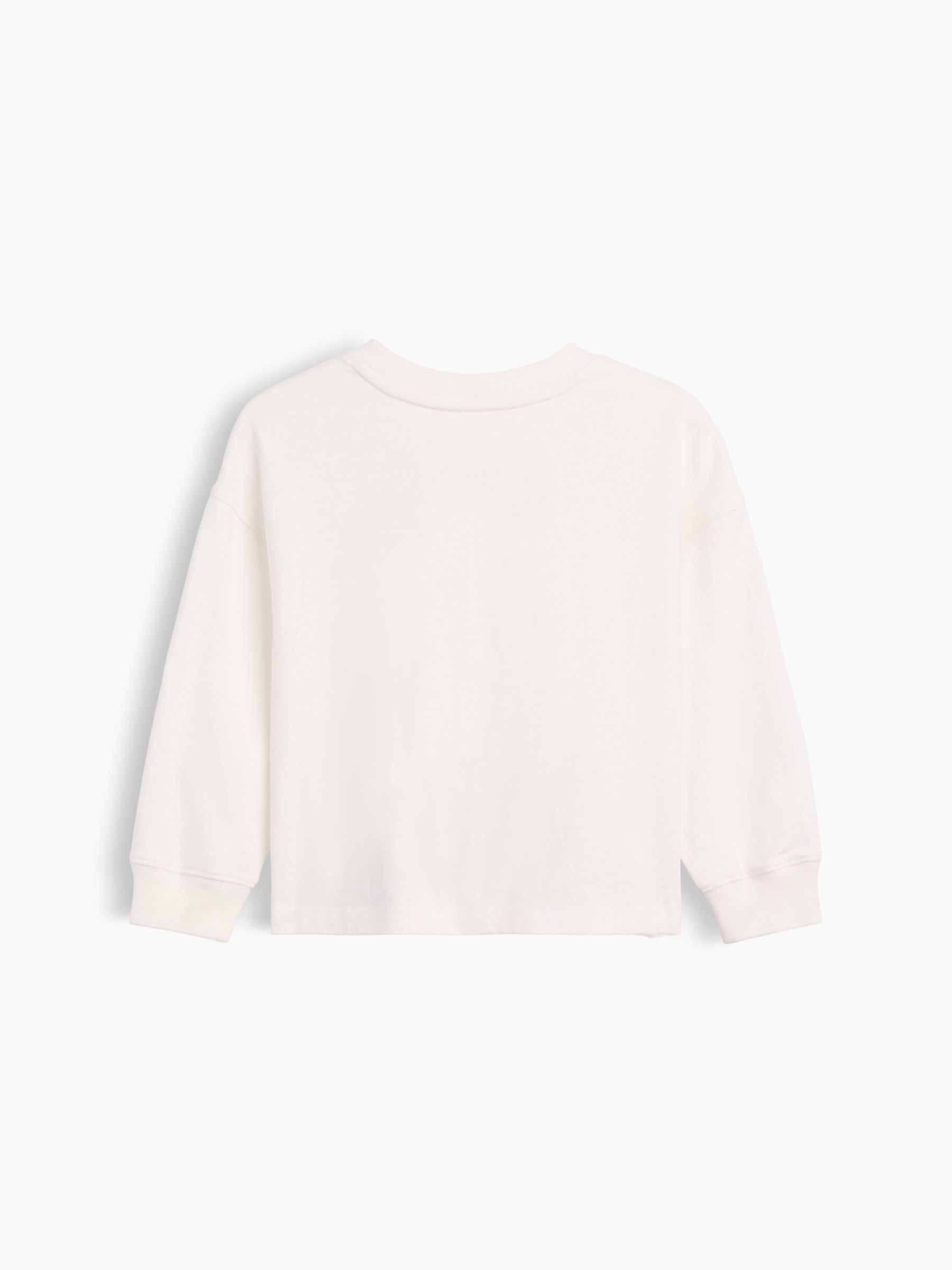 White Super Mario Graphic Long Sleeve T-Shirt - Image 2 of 2