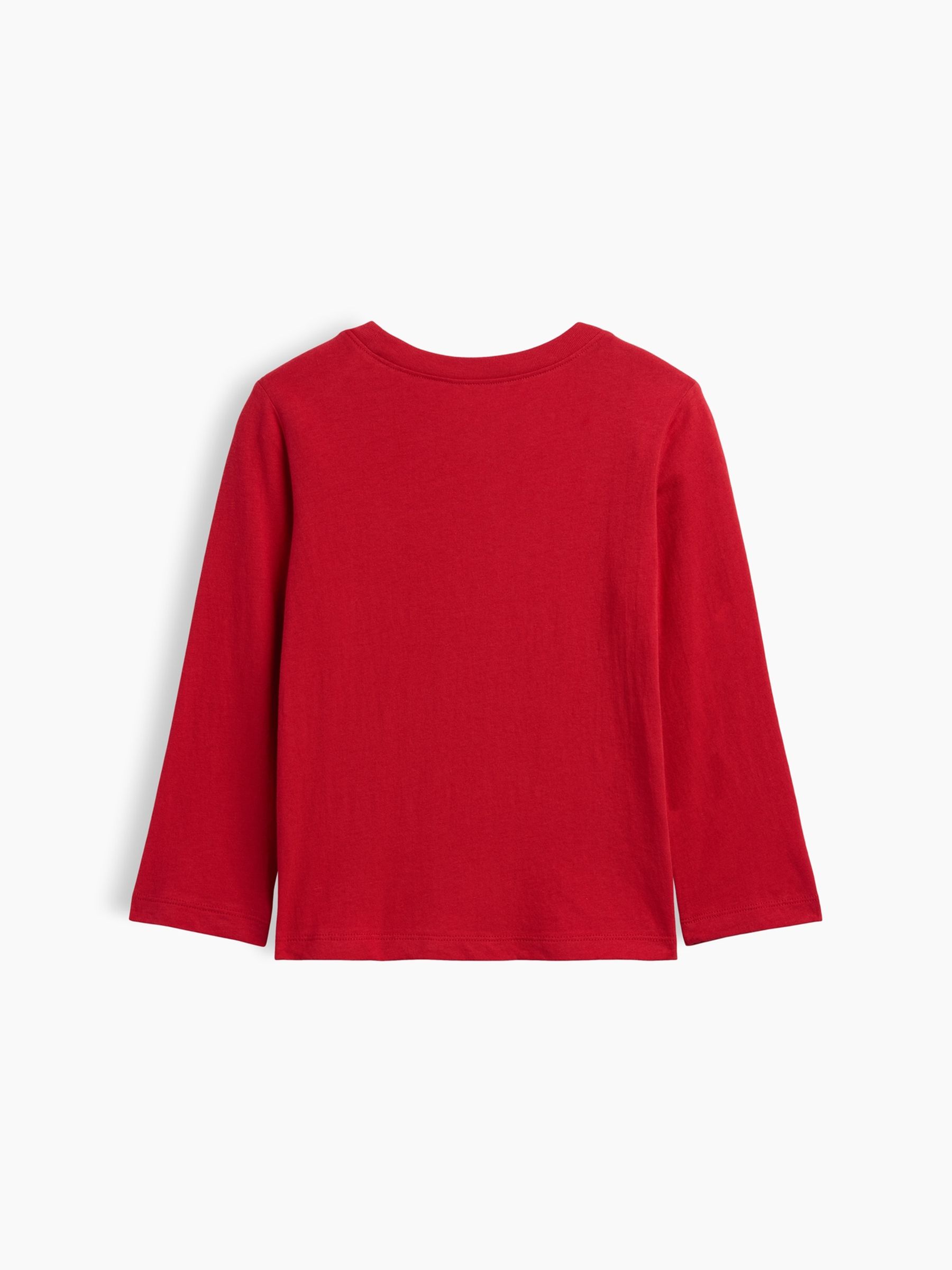 Red Logo Graphic Long Sleeve T-Shirt - Image 2 of 3